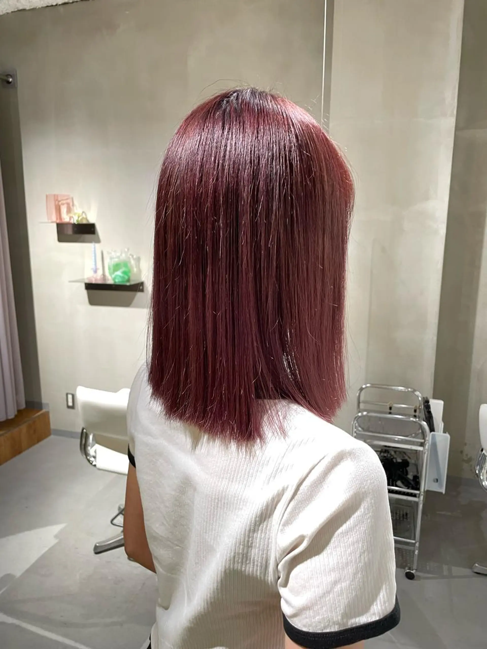 セミロング Nikiita リコのヘアスタイル