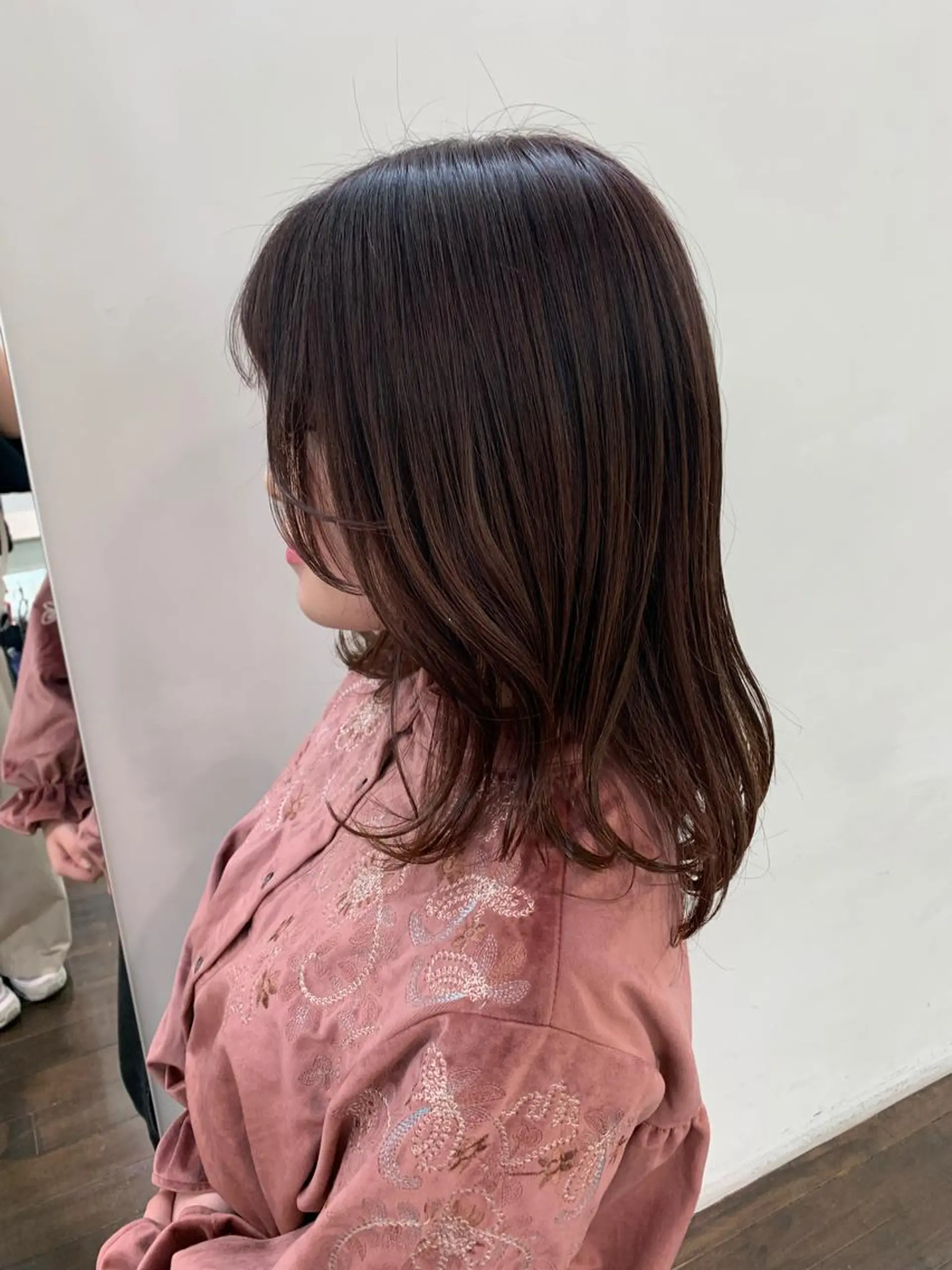 ミディアム デジタルパーマ🫧 韓国風ヘア🫧サクラのヘアスタイル
