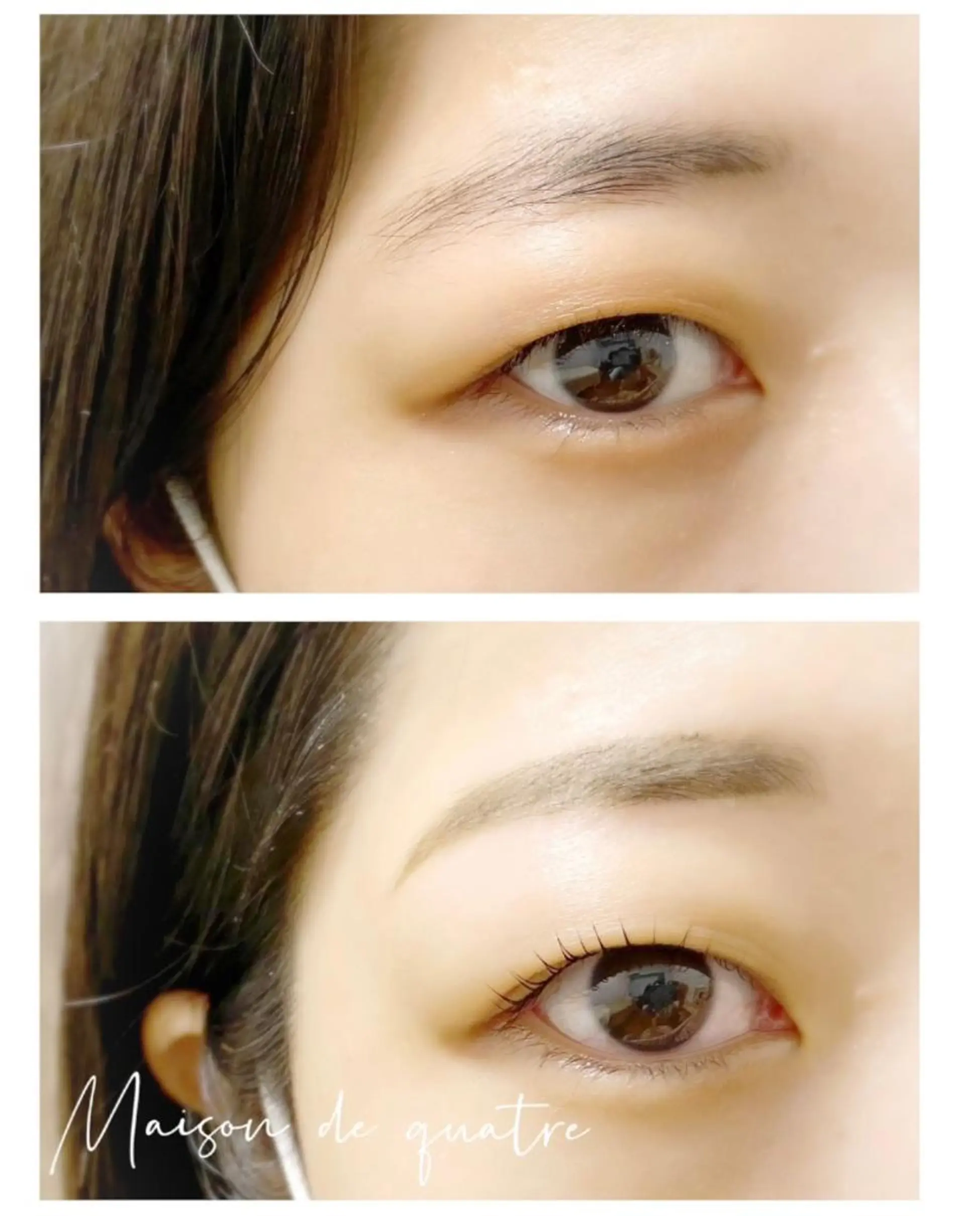 マツエク・マツパ まつげパーマ 一重×まつ毛パーマ Maison de quatreのマツエク・マツパデザイン