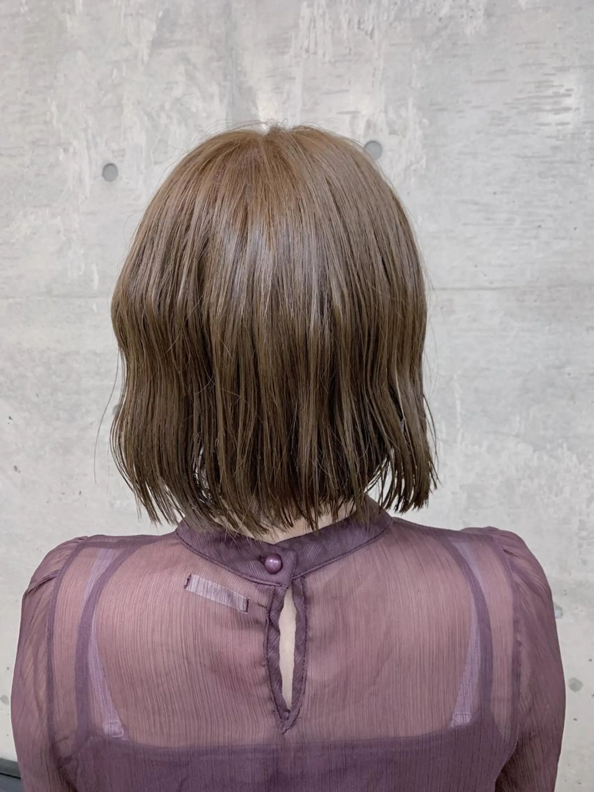 ミディアム 切りっぱなしボブ ボブ 髪質改善 松本 和之のエステ・リラクイメージ