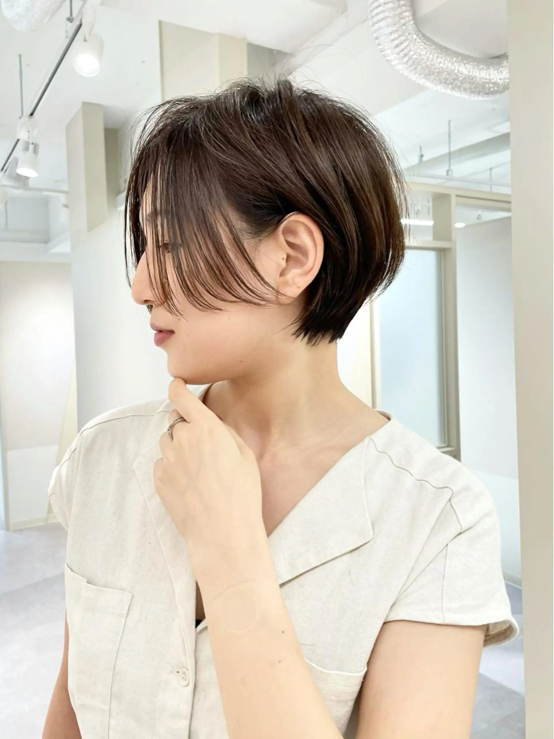 ショート 江崎 良のヘアスタイル