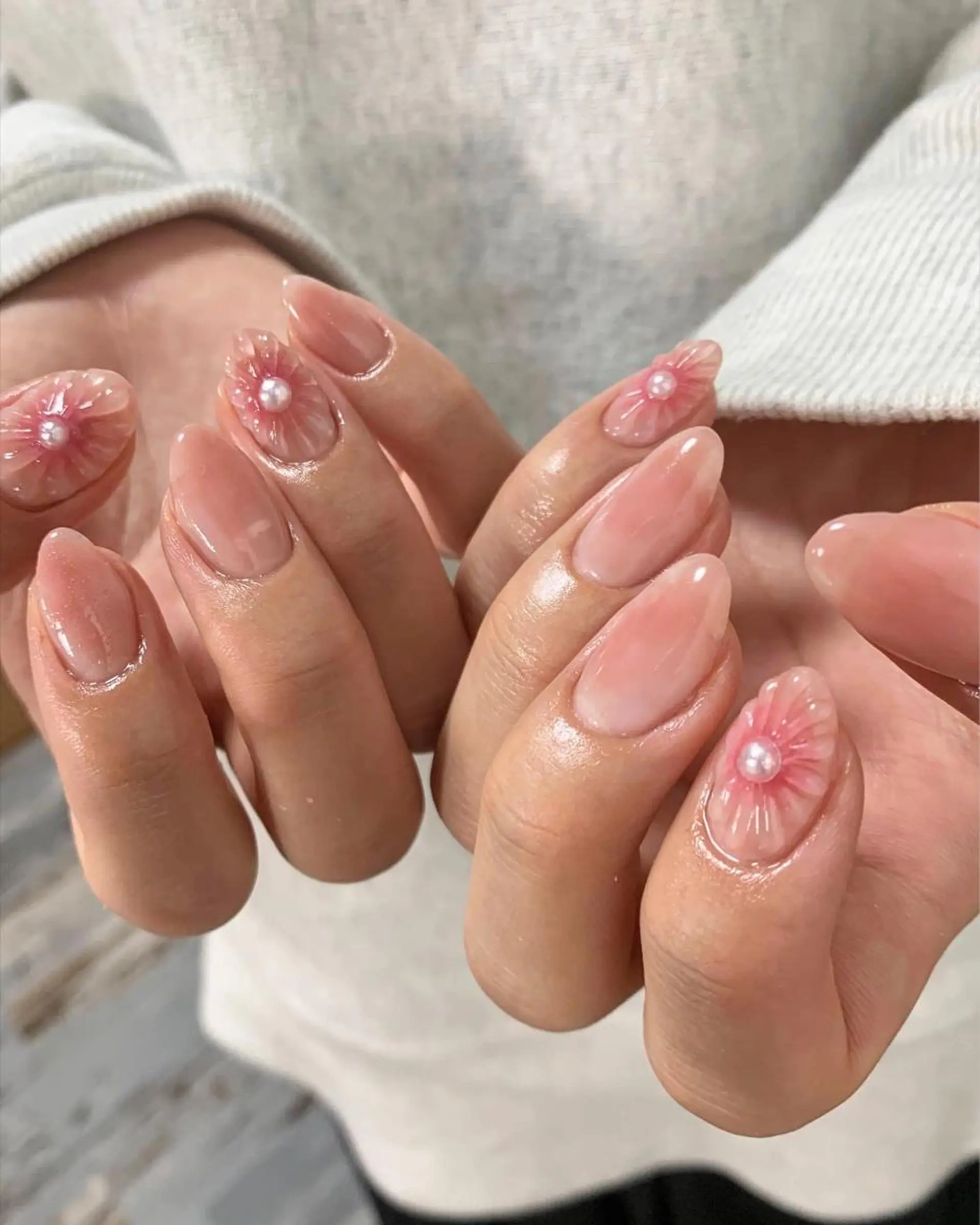 ネイル ハンドネイル 𝑡𝑖𝑎𝑚𓂃 きむらゆきののネイルデザイン