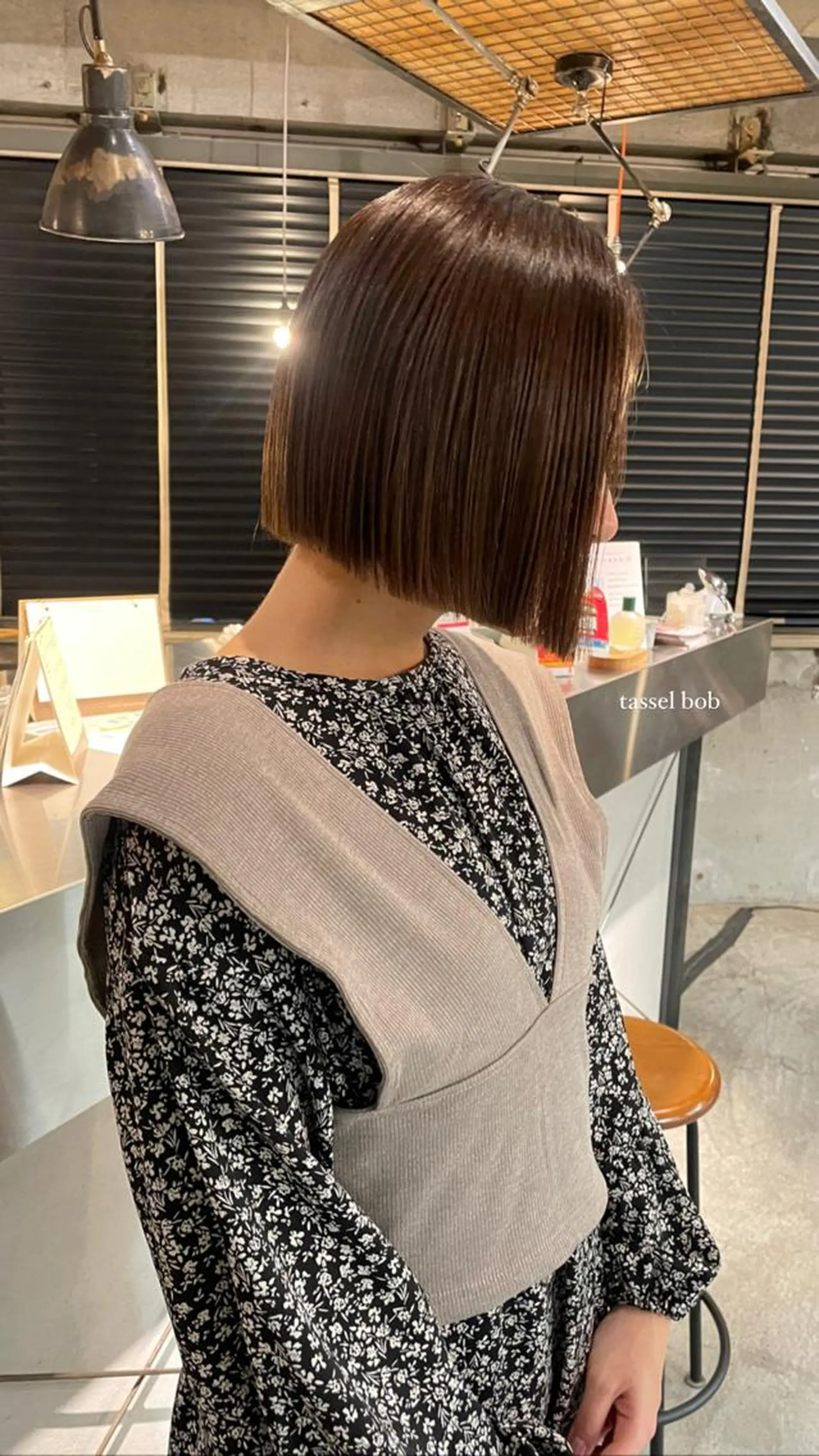 ショート カラー タッセルカット 海外レイヤー /NAGISAのヘアスタイル