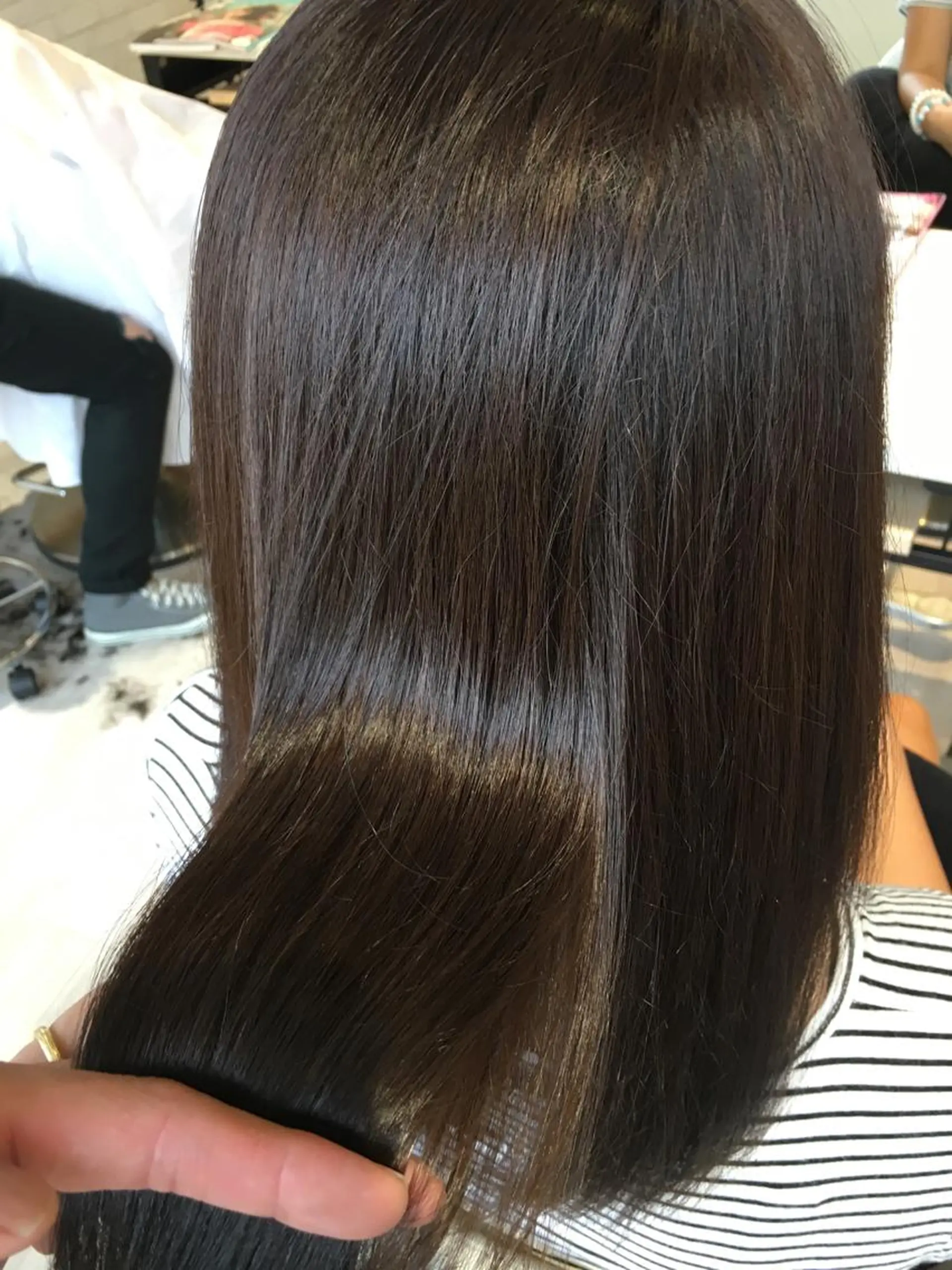 ミディアム カラー 金子 富士のヘアスタイル
