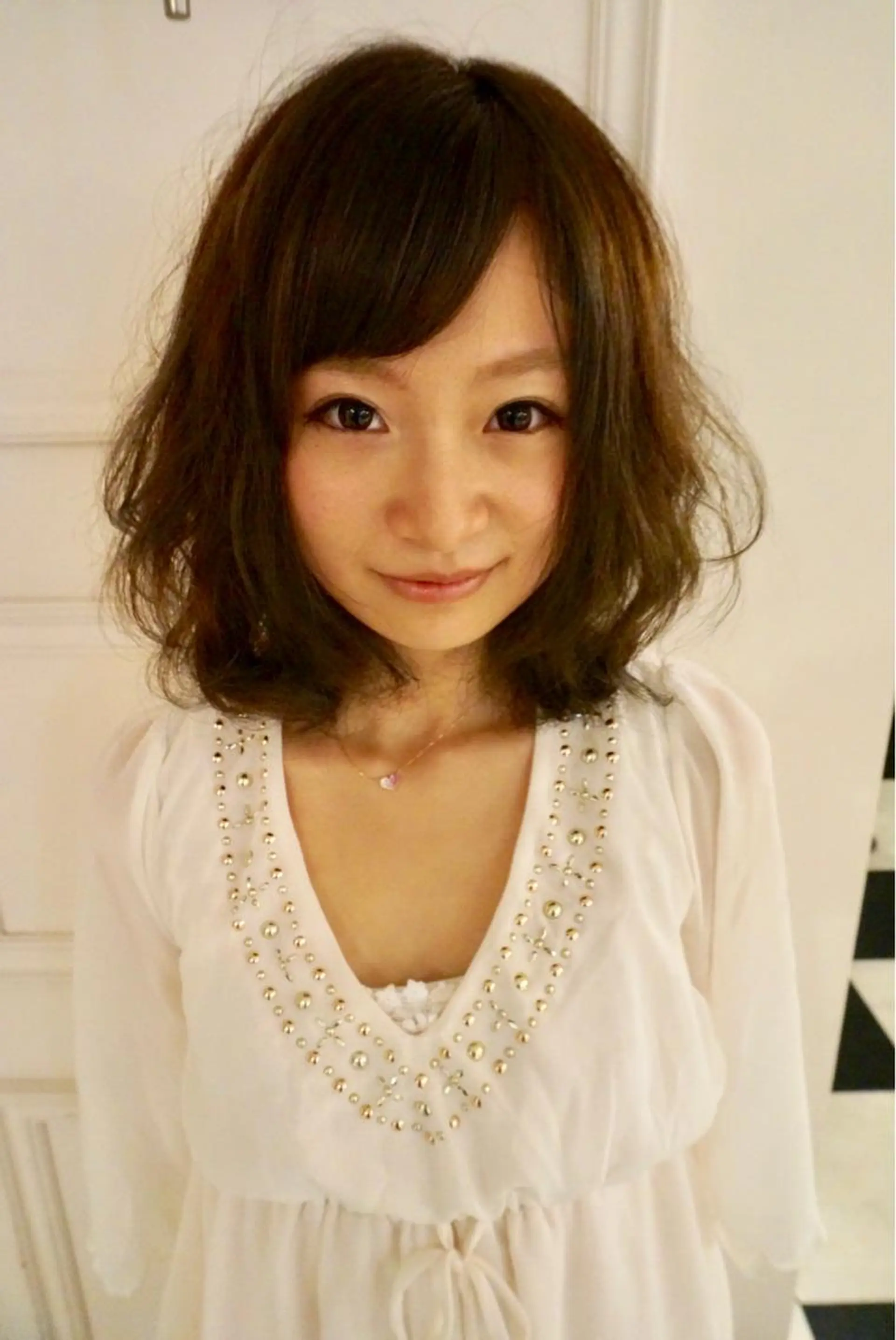 ミディアム カラー sharesalon セキケイタのヘアスタイル