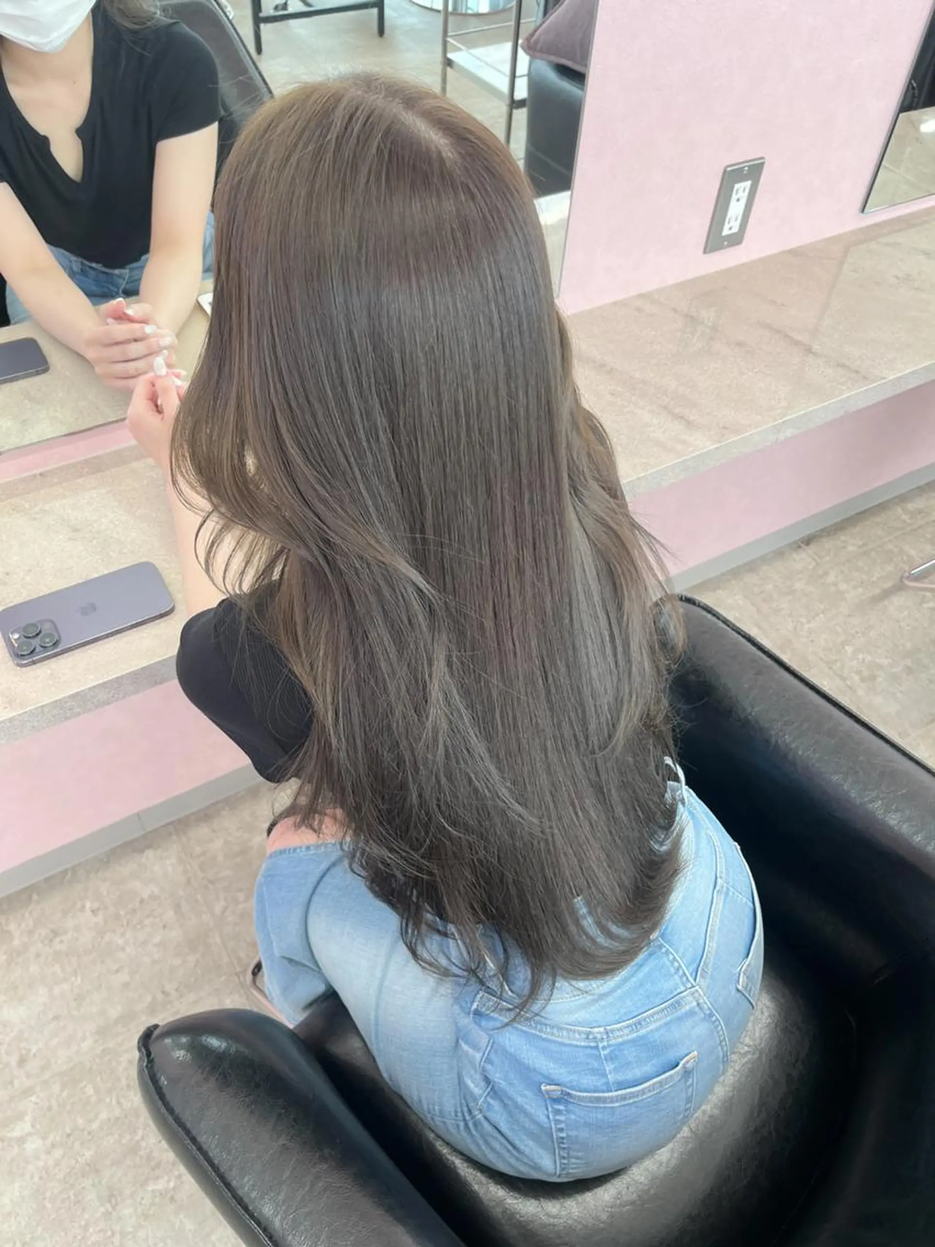 セミロング ヘアカラー トリートメント MATTY yoshika 🐻のヘアスタイル