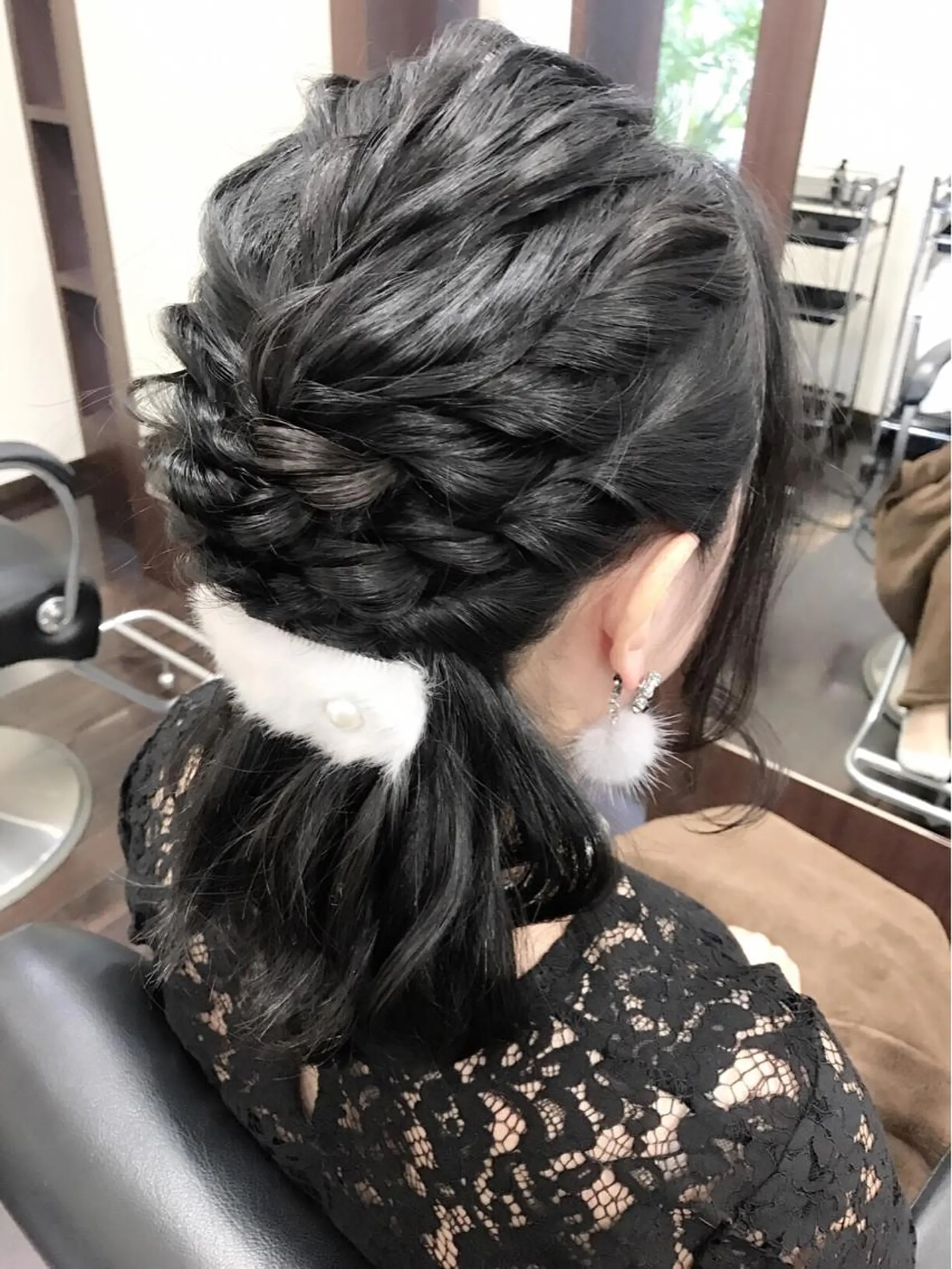 ミディアム ヘアアレンジ 結婚式・ブライダル 沢田 瞳のヘアスタイル