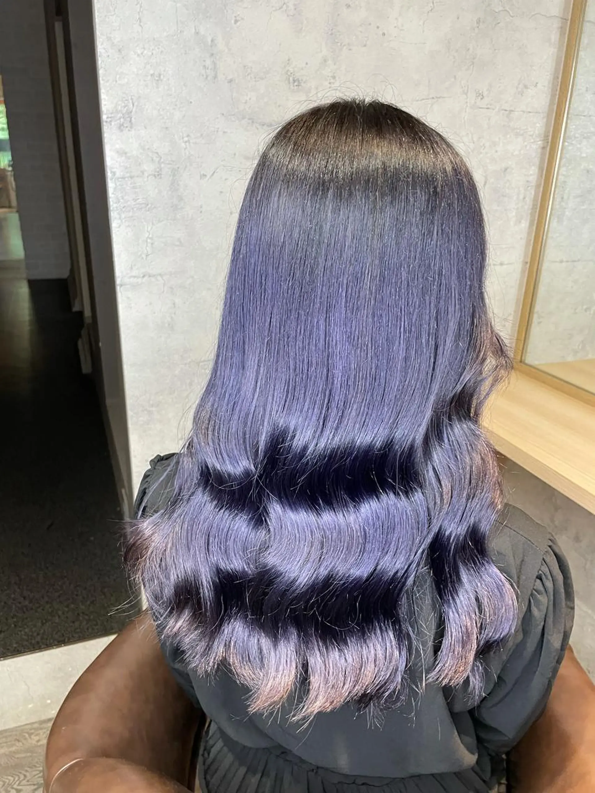 ロング ヘアカラー トリートメント 🦄艶カラー×韓国 NANA💎🐬のヘアスタイル