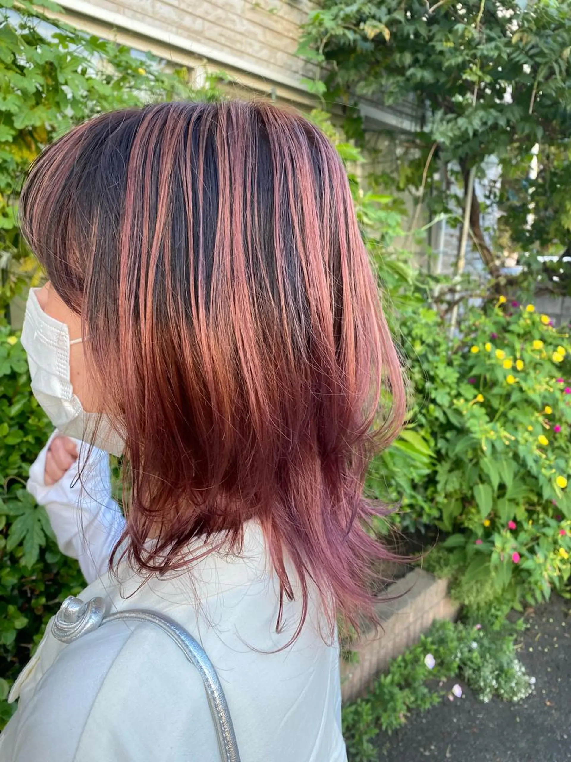 セミロング 永沼 真依のヘアスタイル