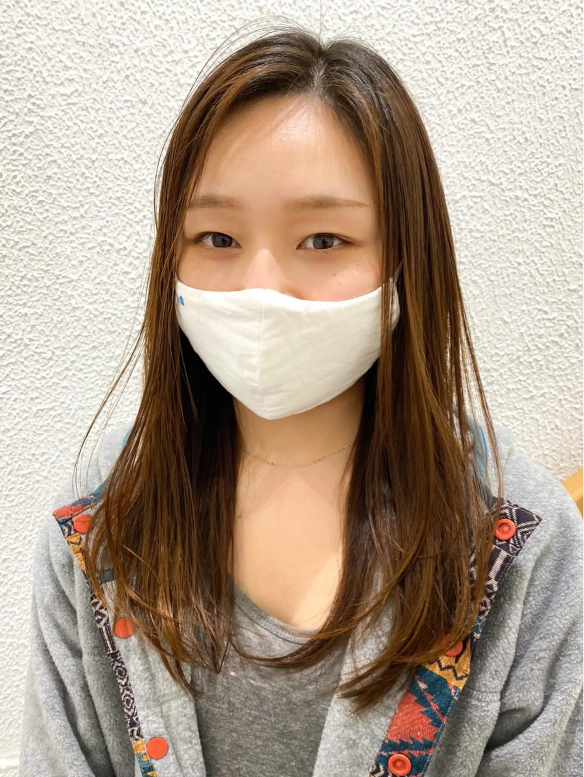 ミディアム パーマ 縮毛矯正 トリートメント 当日予約🆗✂︎ ウエモト　タクのヘアスタイル