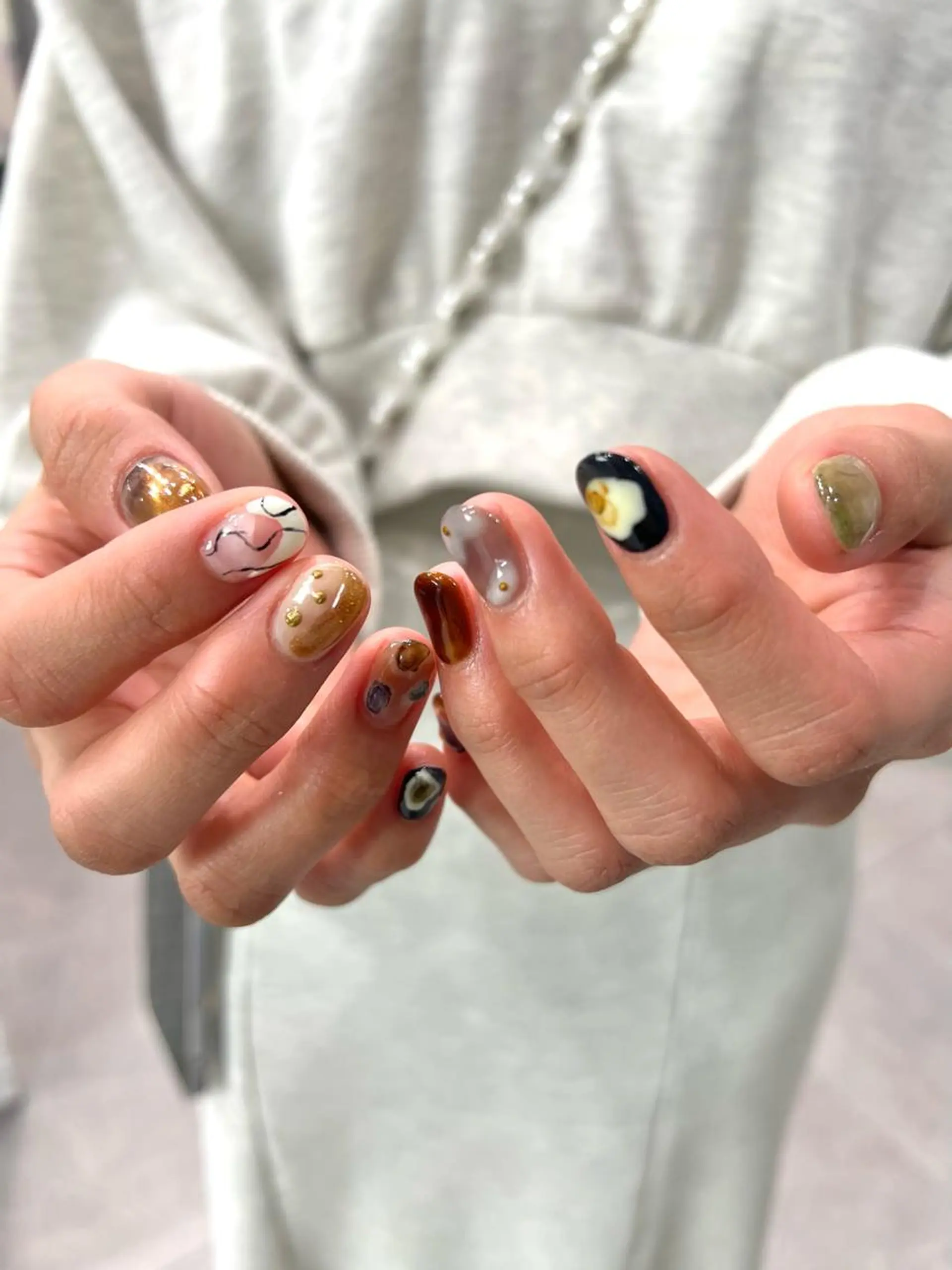 ネイル 【韓国ヘア・ネイル】 HINATA🍒のネイルデザイン