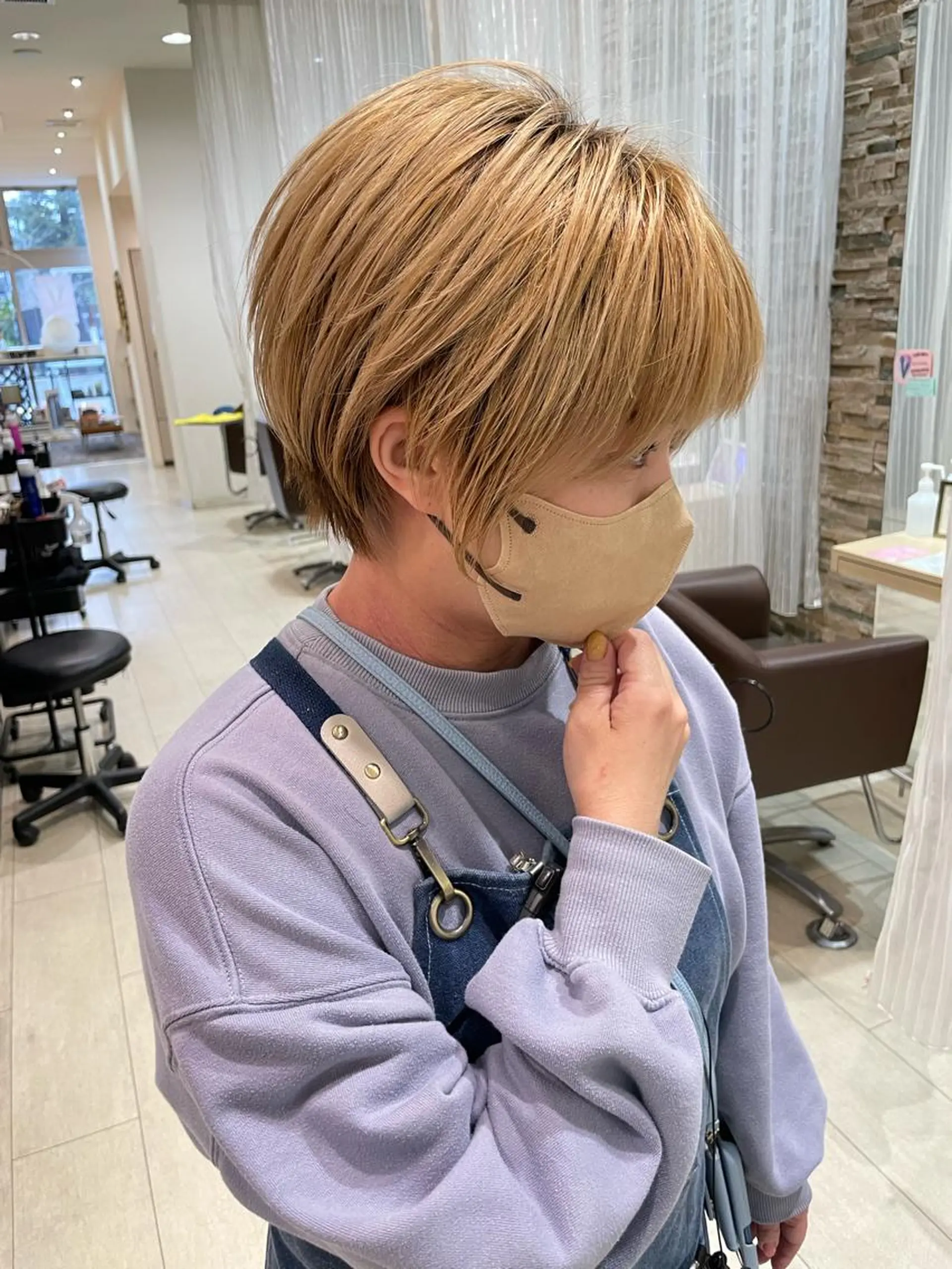 ショート 韓国レイヤー🇰🇷 ReLien西大寺店のヘアスタイル