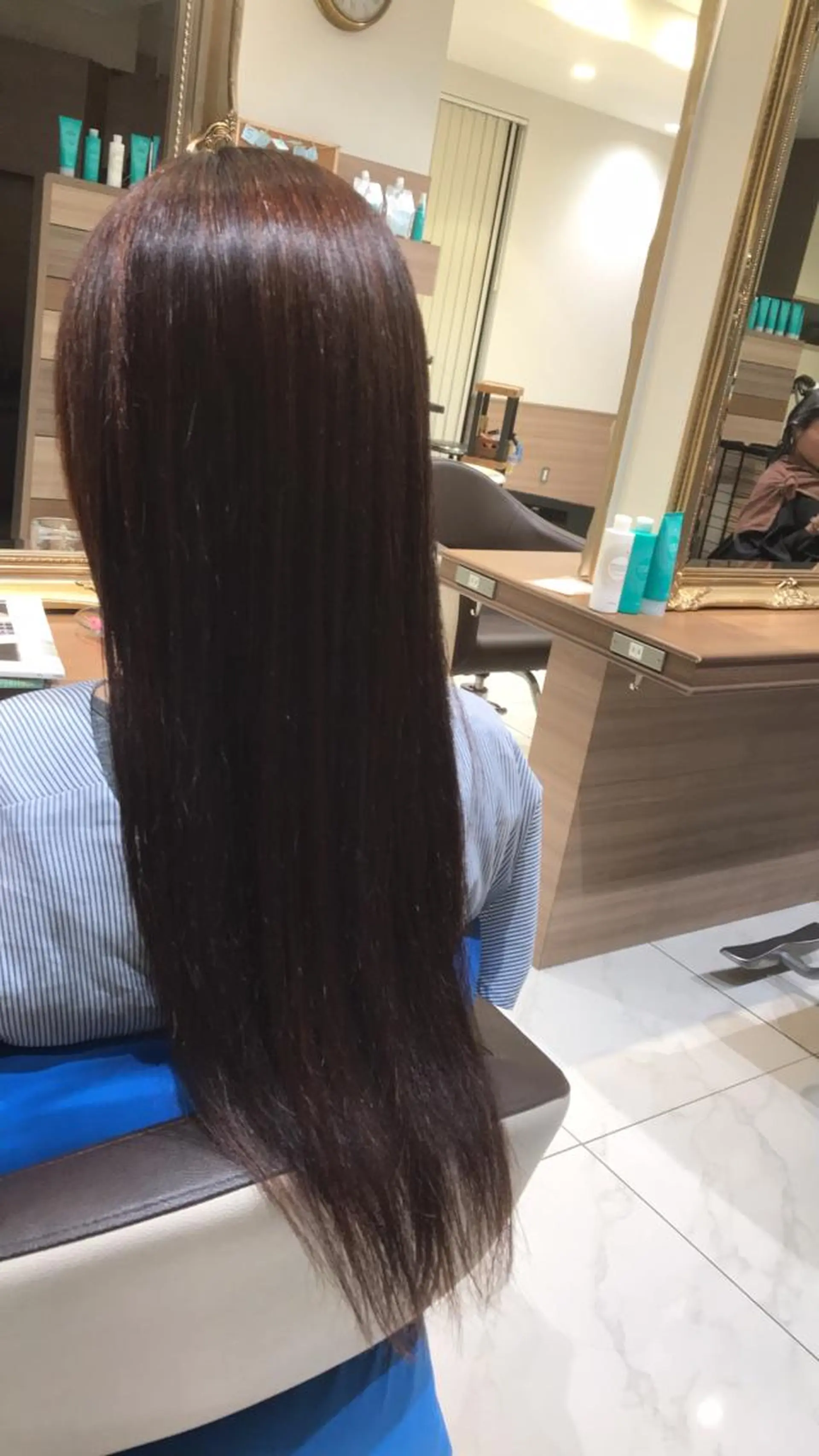 ロング パーマ カット 縮毛矯正 トリートメント KOOKI スティードトーキョーのヘアスタイル