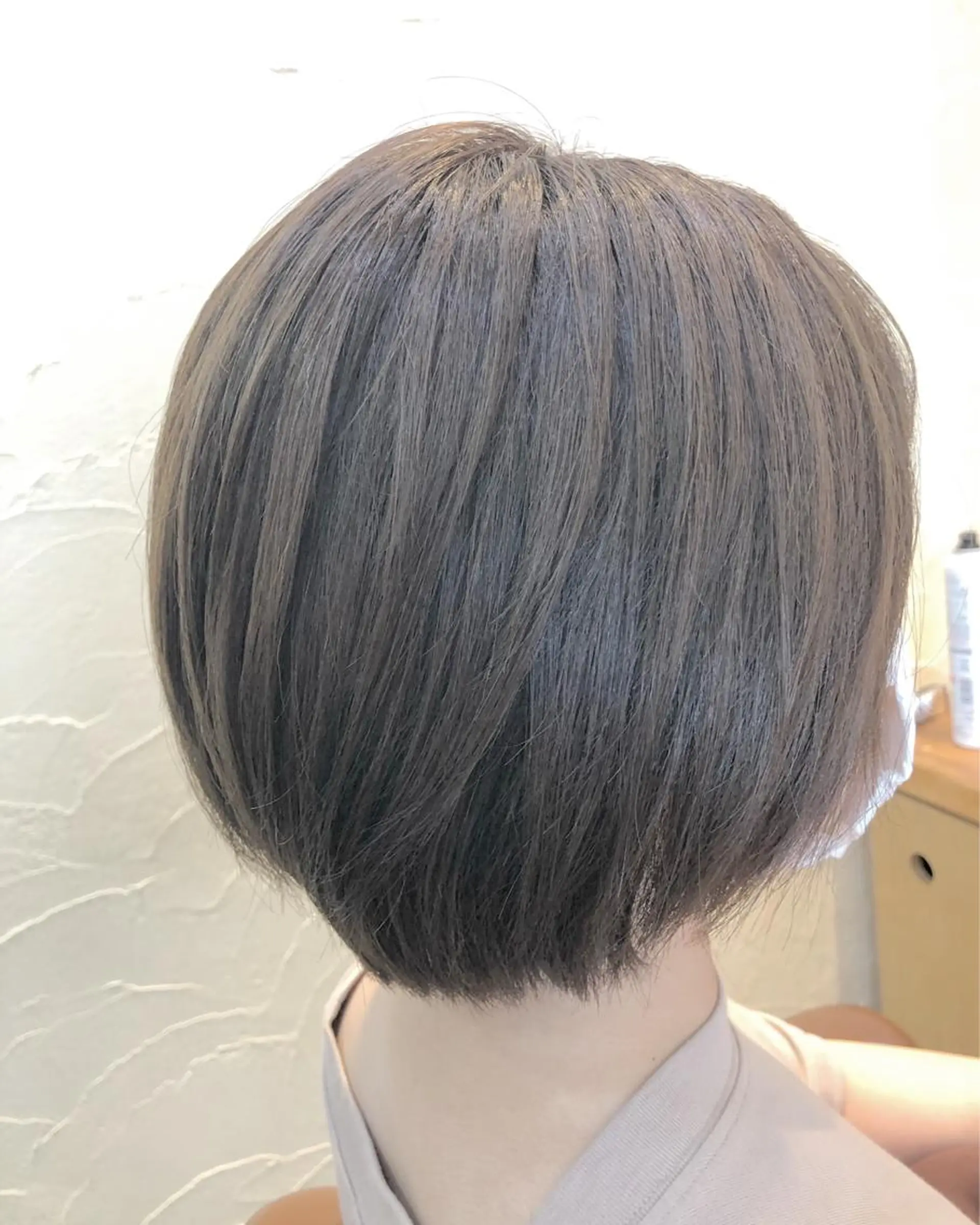 ショート カラー アッシュ 透明感カラー ✨🌿大人可愛い愛さ れhair🌿✨松本のヘアスタイル