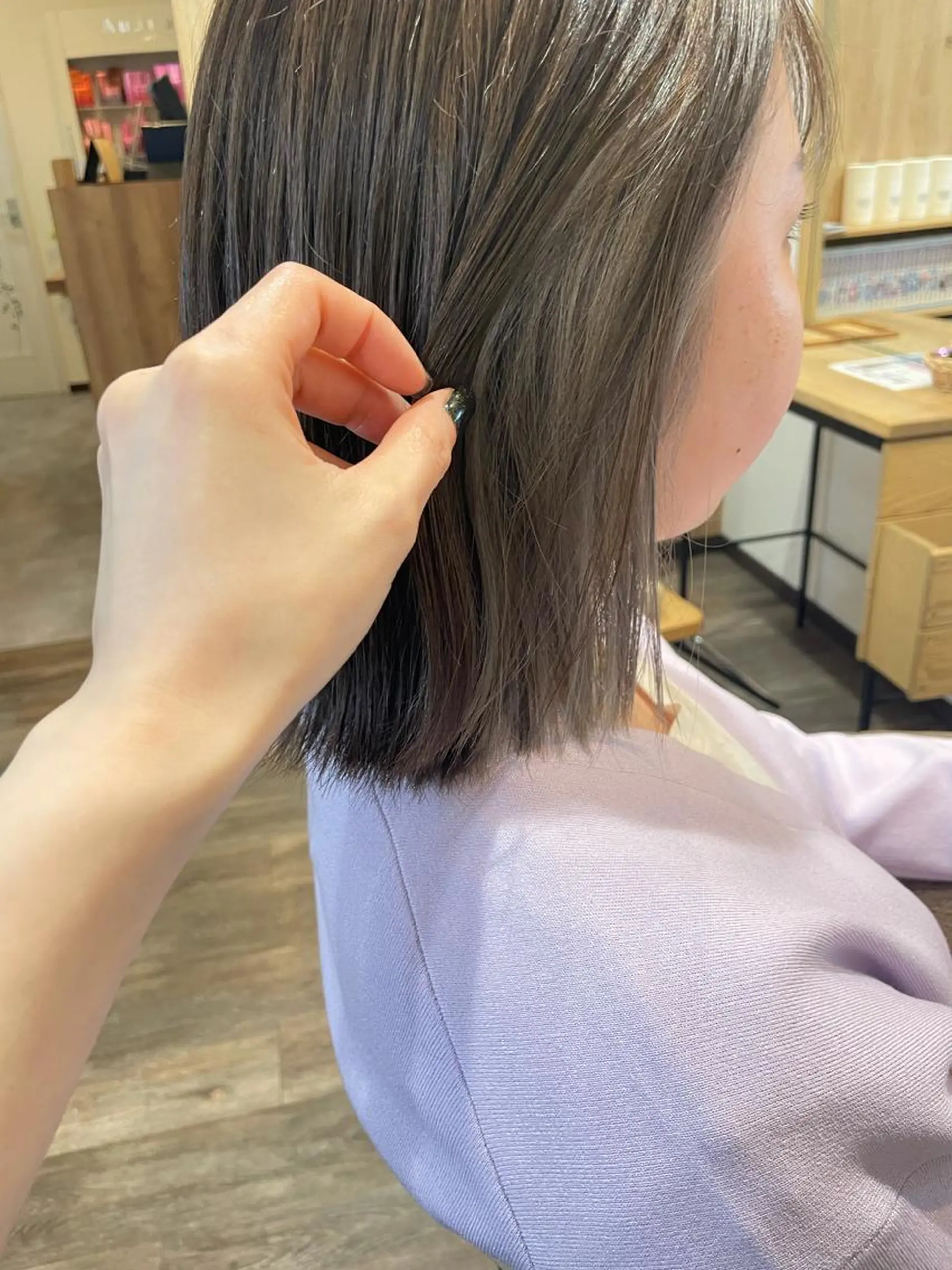 ミディアム あらい まさえのヘアスタイル
