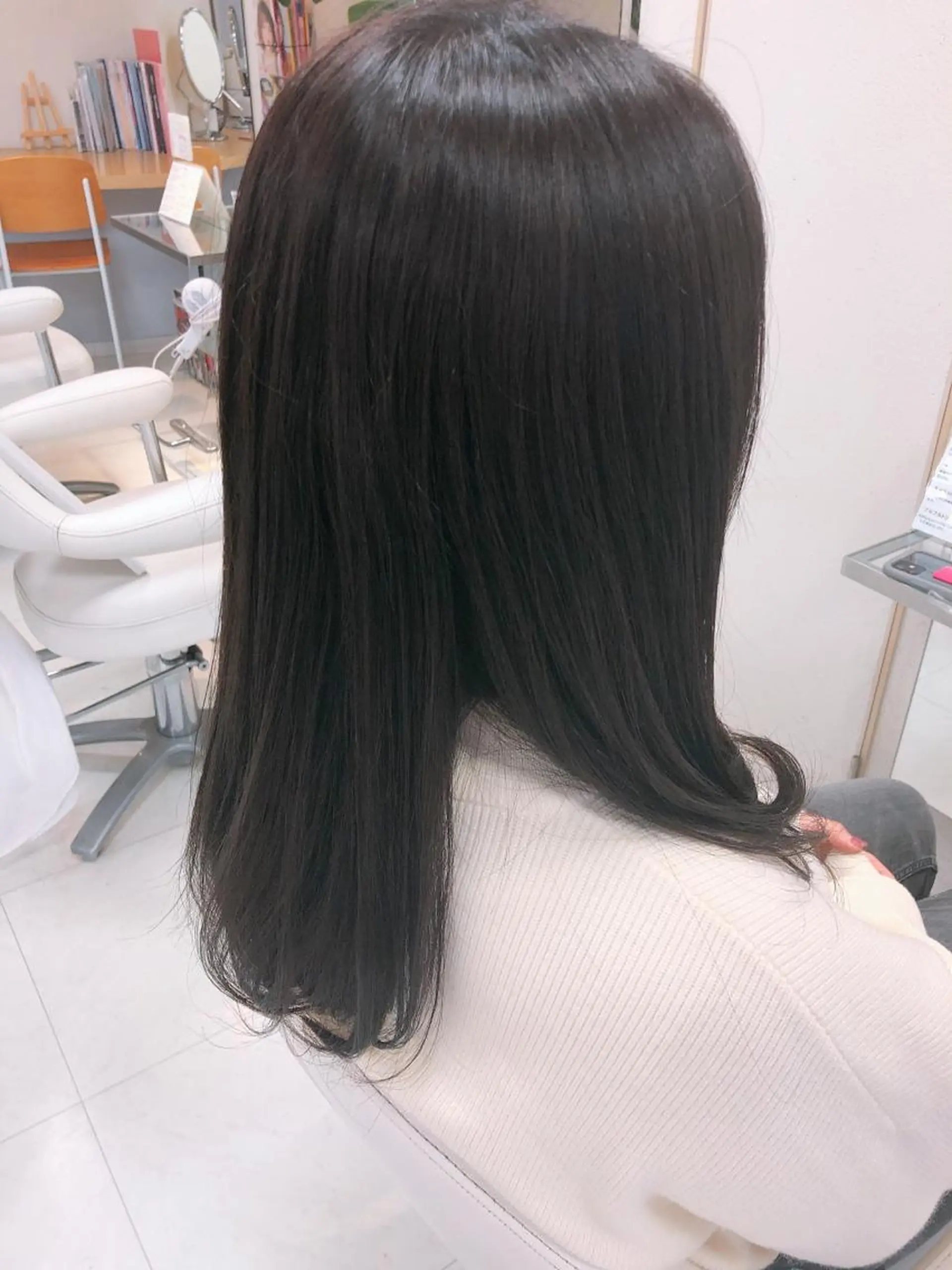 ロング カット トリートメント 阿部 美咲のヘアスタイル