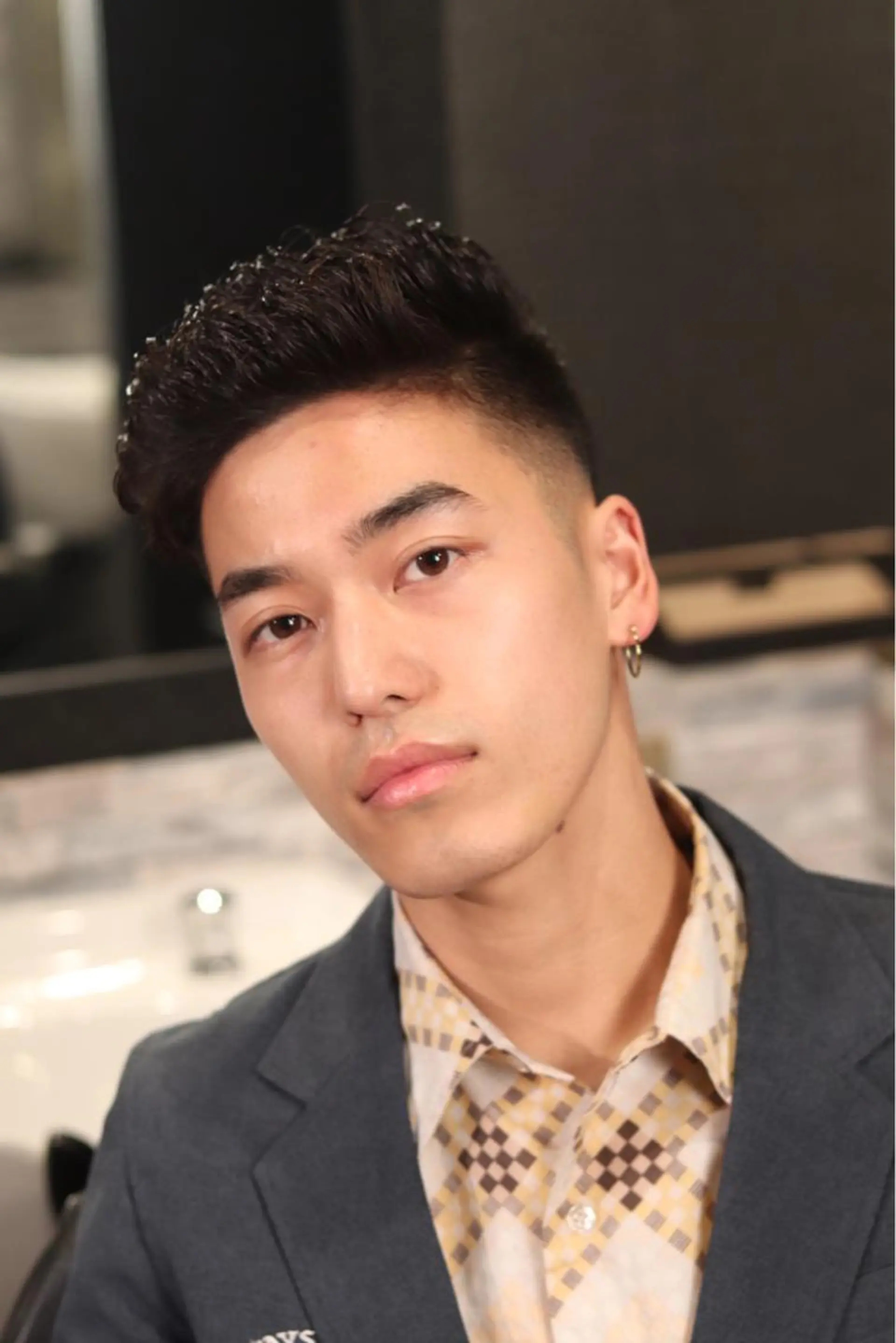 ショート パーマ メンズ .HIROSHI .のヘアスタイル