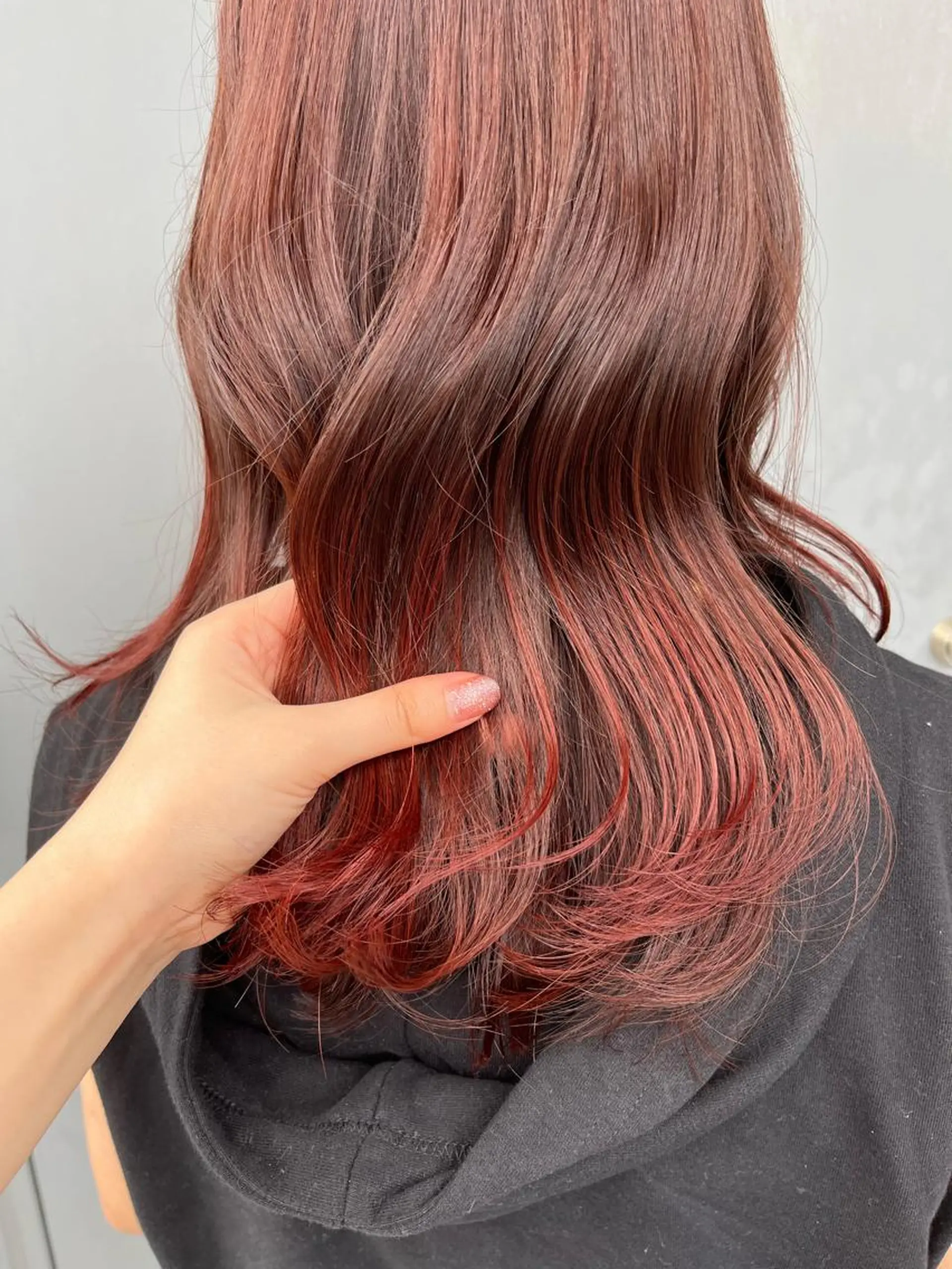 ミディアム カラー メンズ haruka 🩶のヘアスタイル