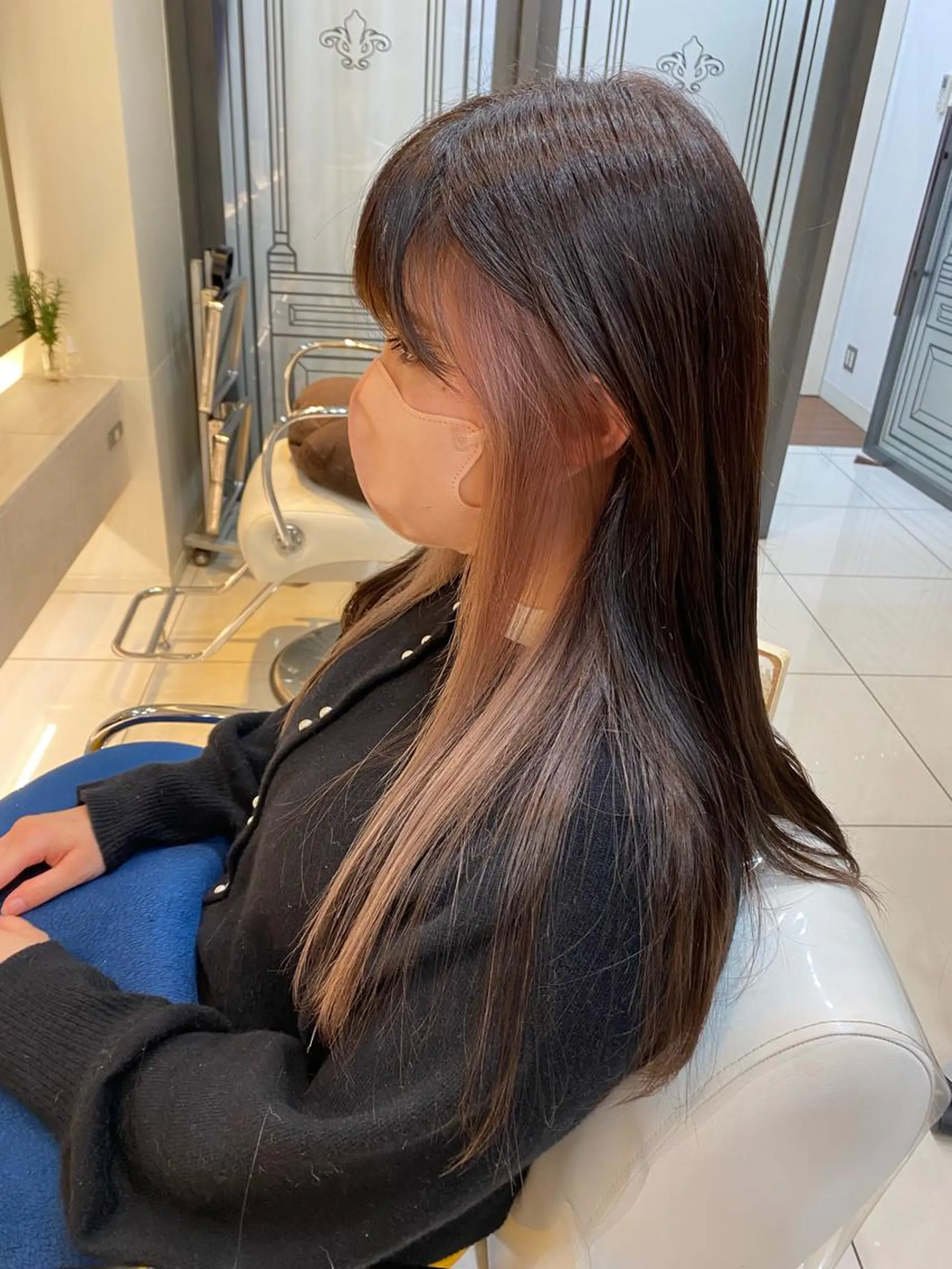 ロング ヘアカラー ヒラカホ/ ブリーチ/似合わせのヘアスタイル