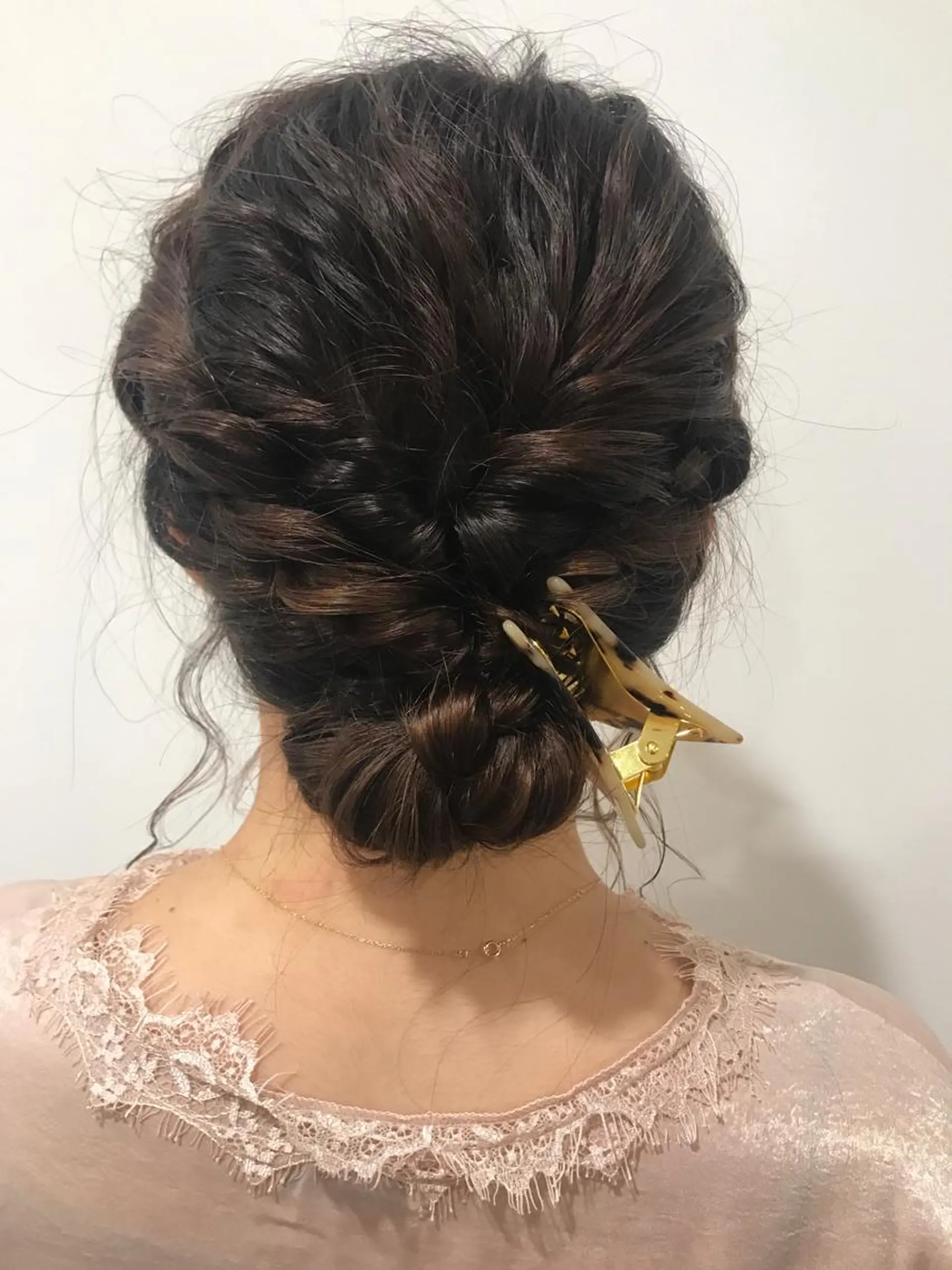 ミディアム ヘアアレンジ 暖色カラー🍊 ボブ🌿顔周りcutのヘアスタイル