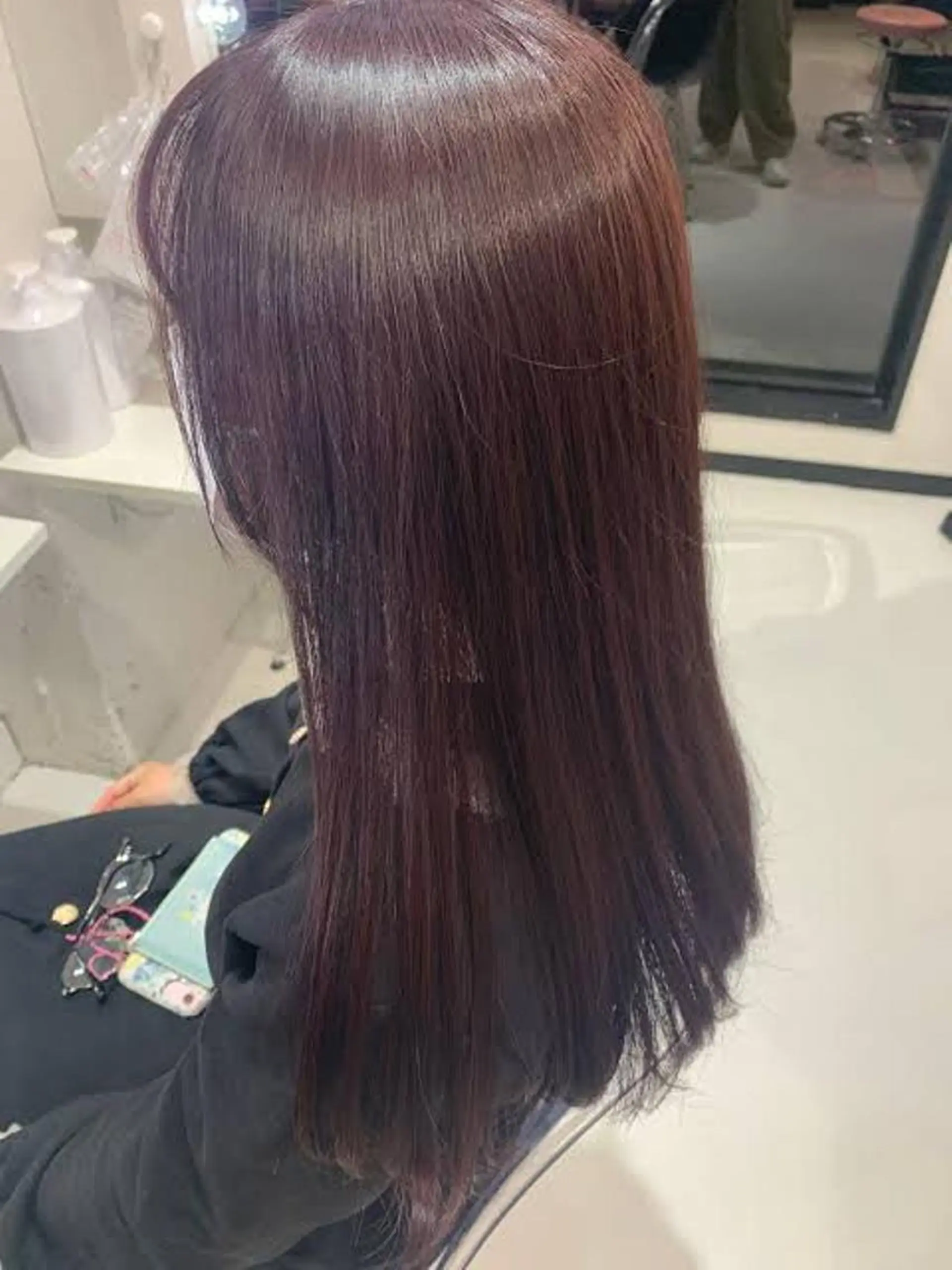 カラー 竹谷 奈津実のヘアスタイル