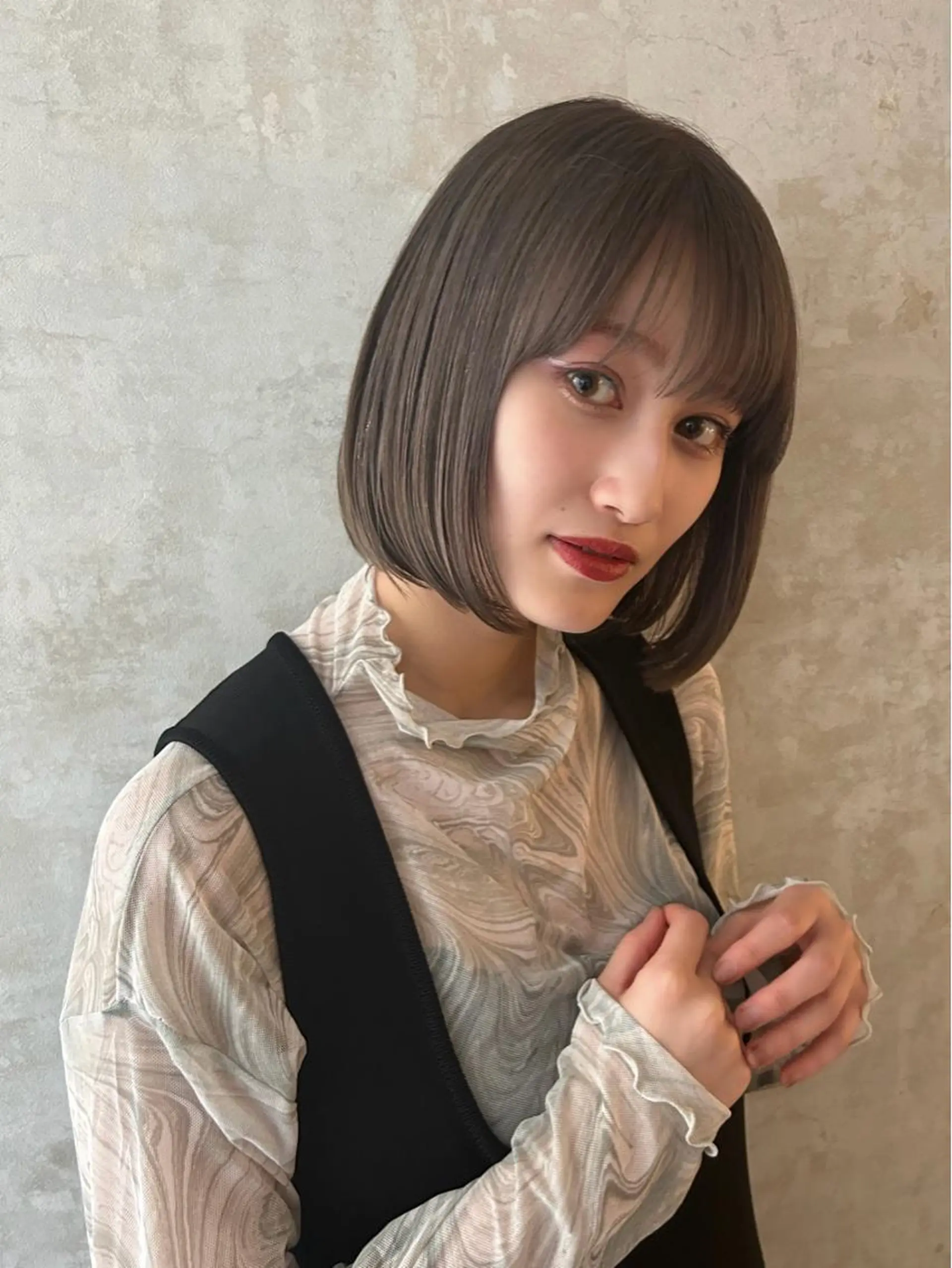 ショート 小野 明日香のヘアスタイル
