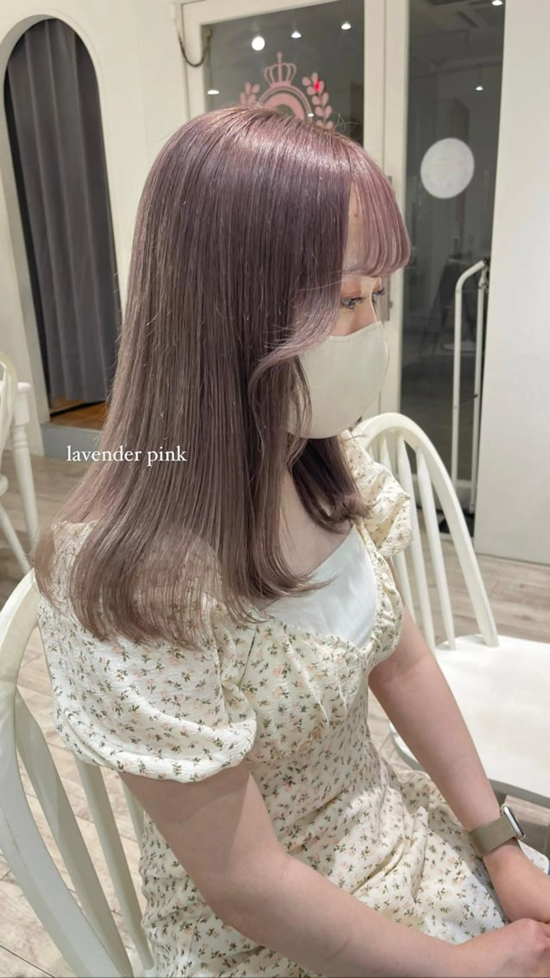 セミロング ヘアカラー トリートメント Himawari♡ 柔らかいカラーのヘアスタイル