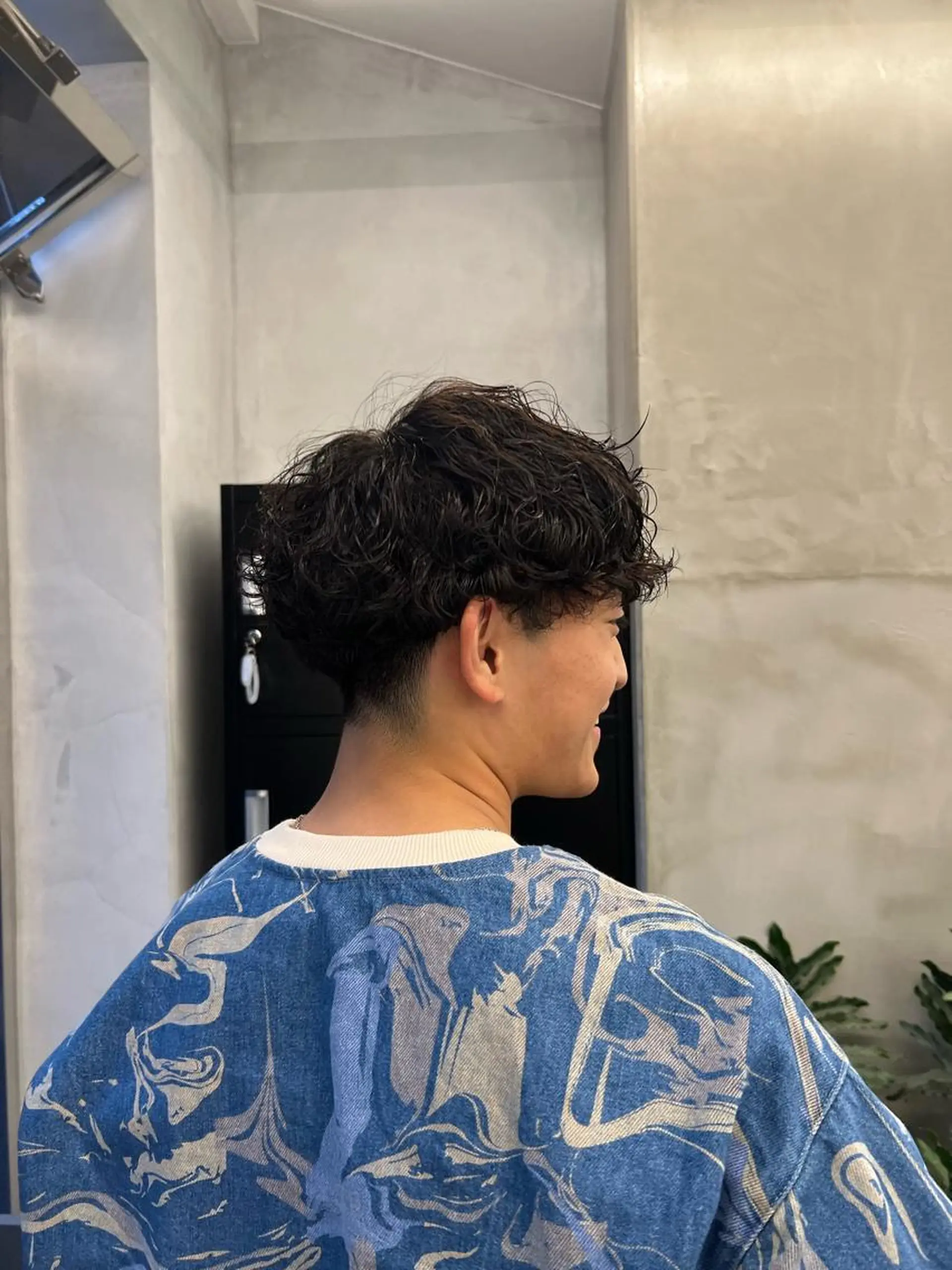 メンズ カット パーマ よしのり genieeのヘアスタイル