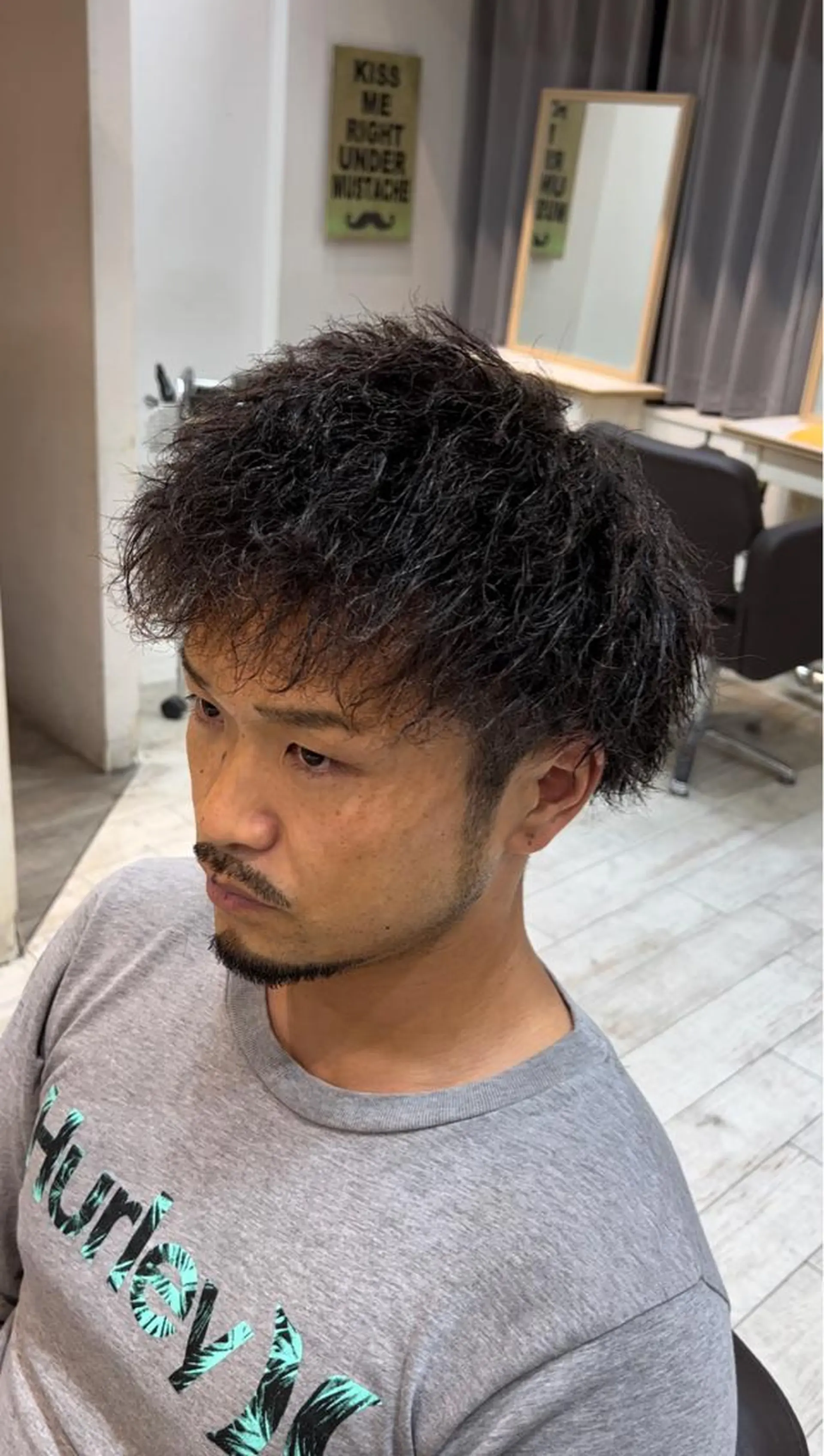ショート パーマ メンズ 💈men's💈 satoru中目黒のヘアスタイル