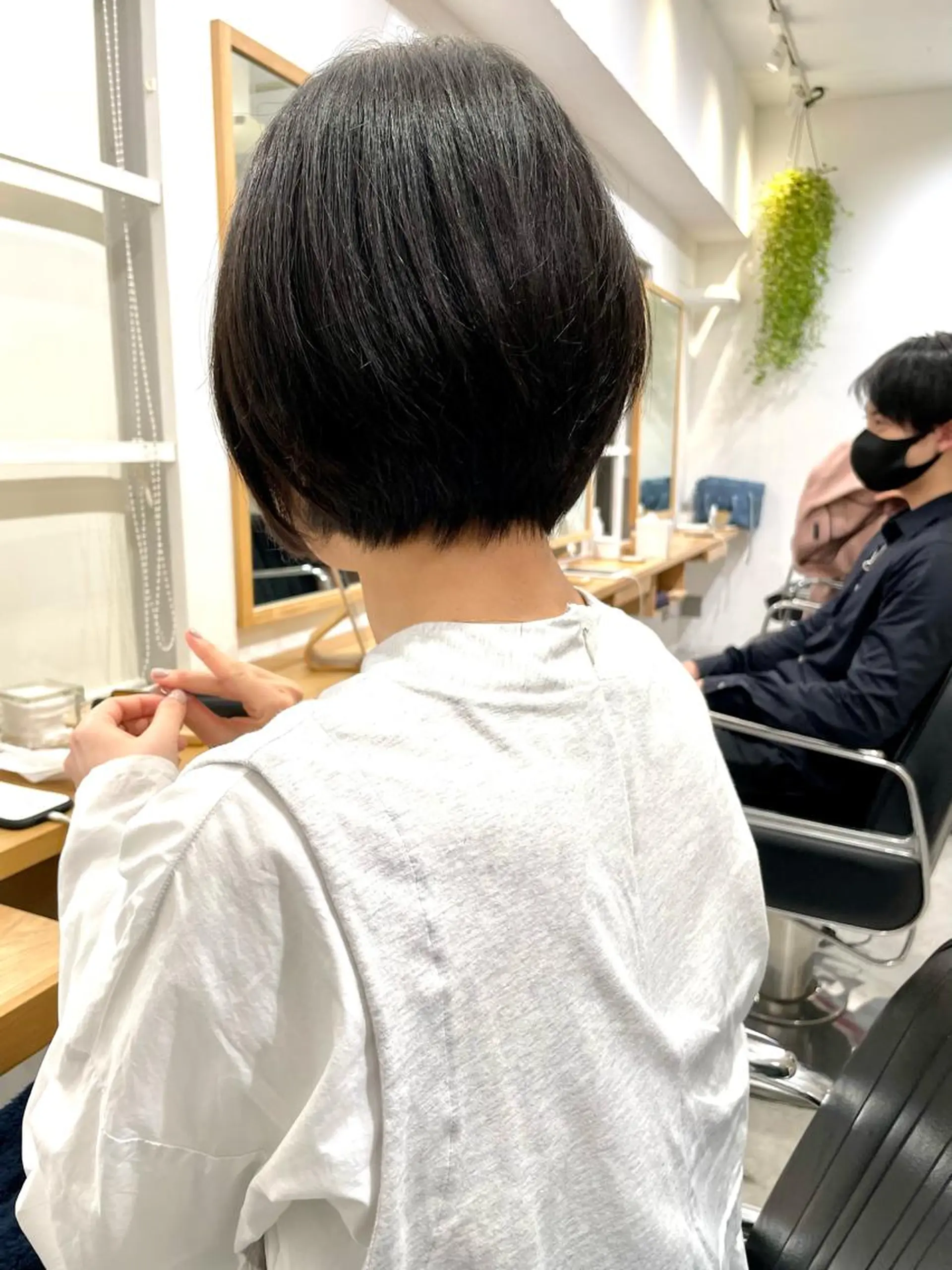 ショート カラー ショートボブ ボブ ショートヘア 表参道【髪質改善】 宮嶋勇太のヘアスタイル