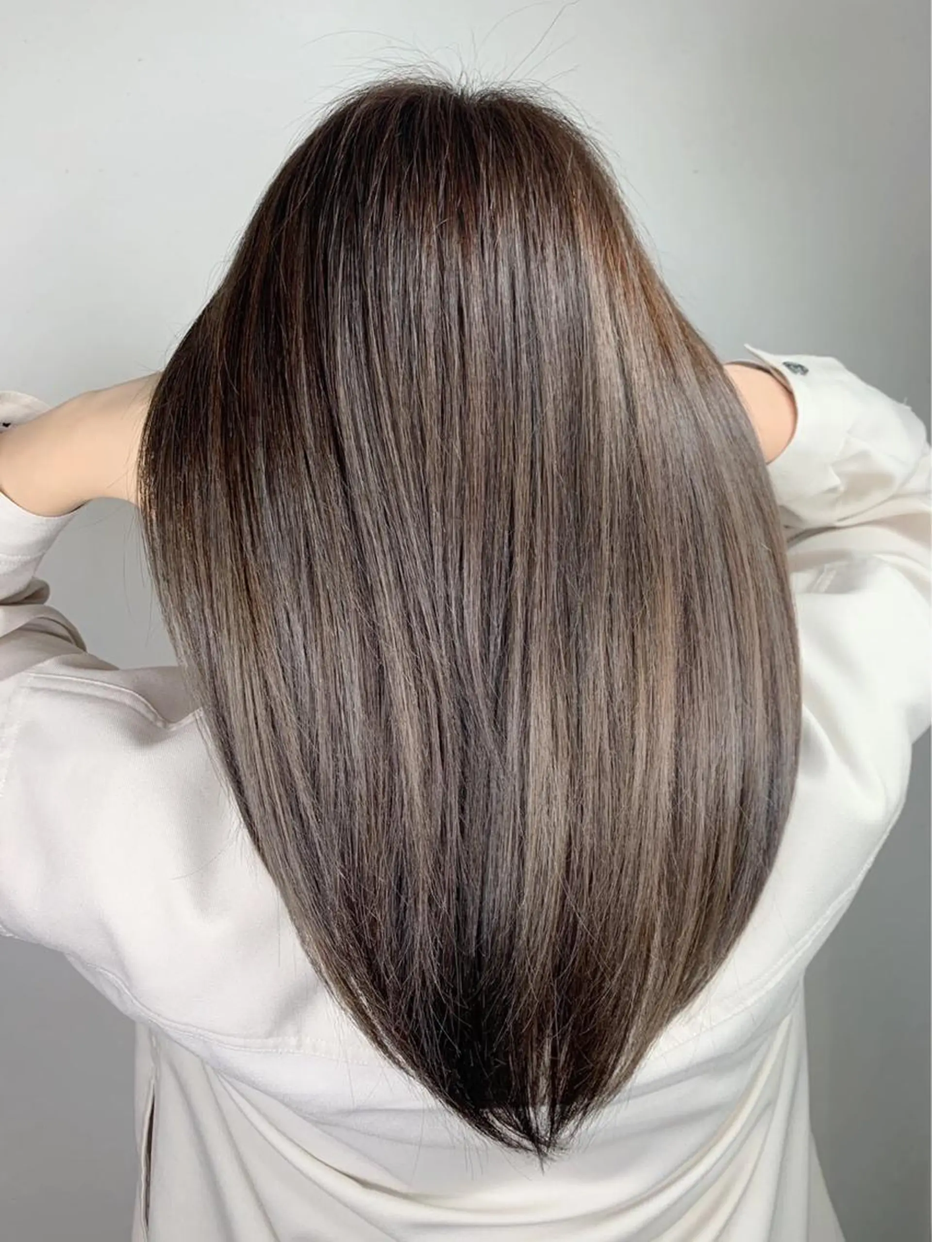 ロング 髪質改善 ロング トリートメント カット ヘアカラー トリートメント _WHITE上本町 代表のヘアスタイル