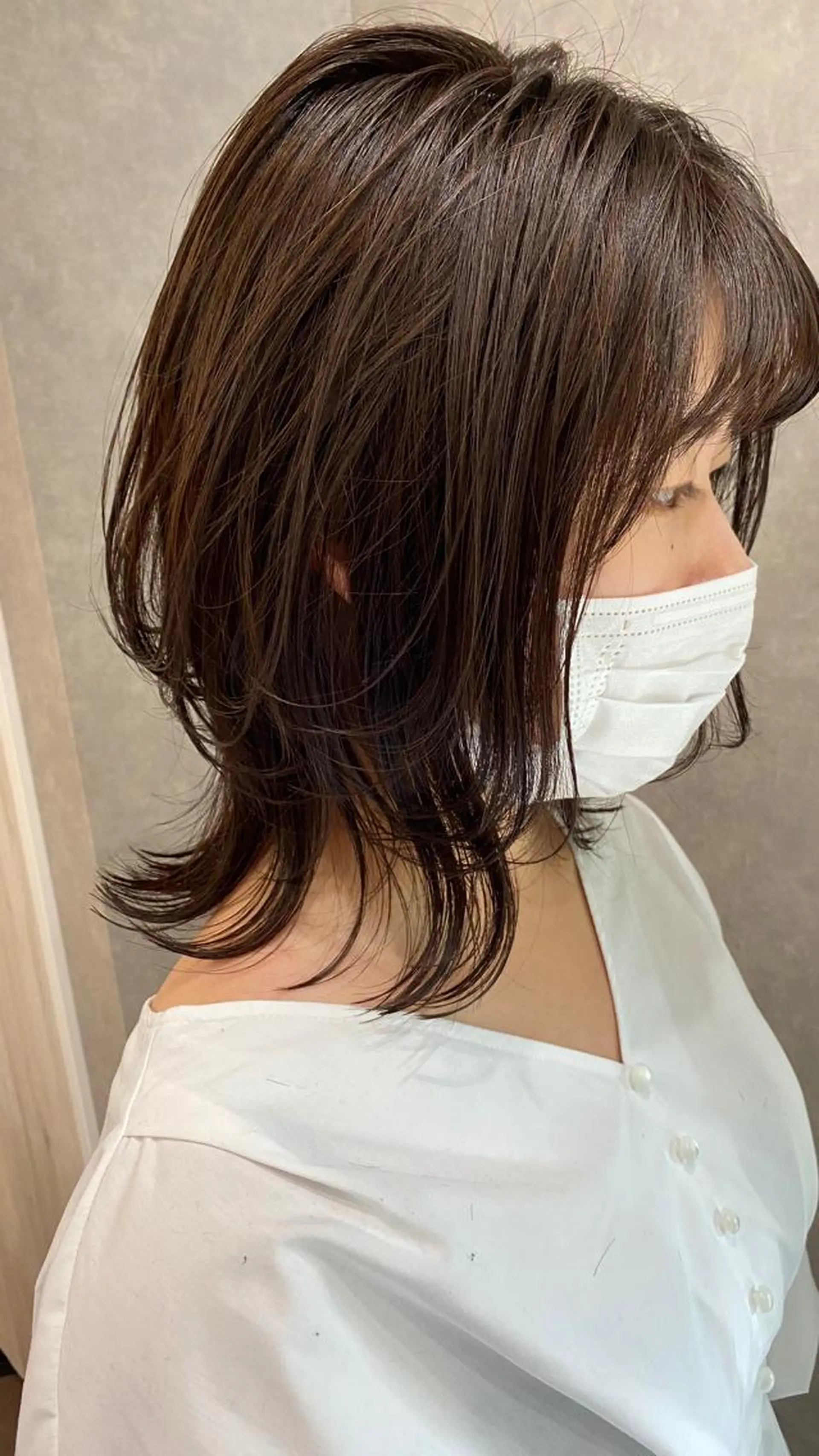 ミディアム カット パーマ Bianca  代表 硲　貴亮【東武練馬】のヘアスタイル