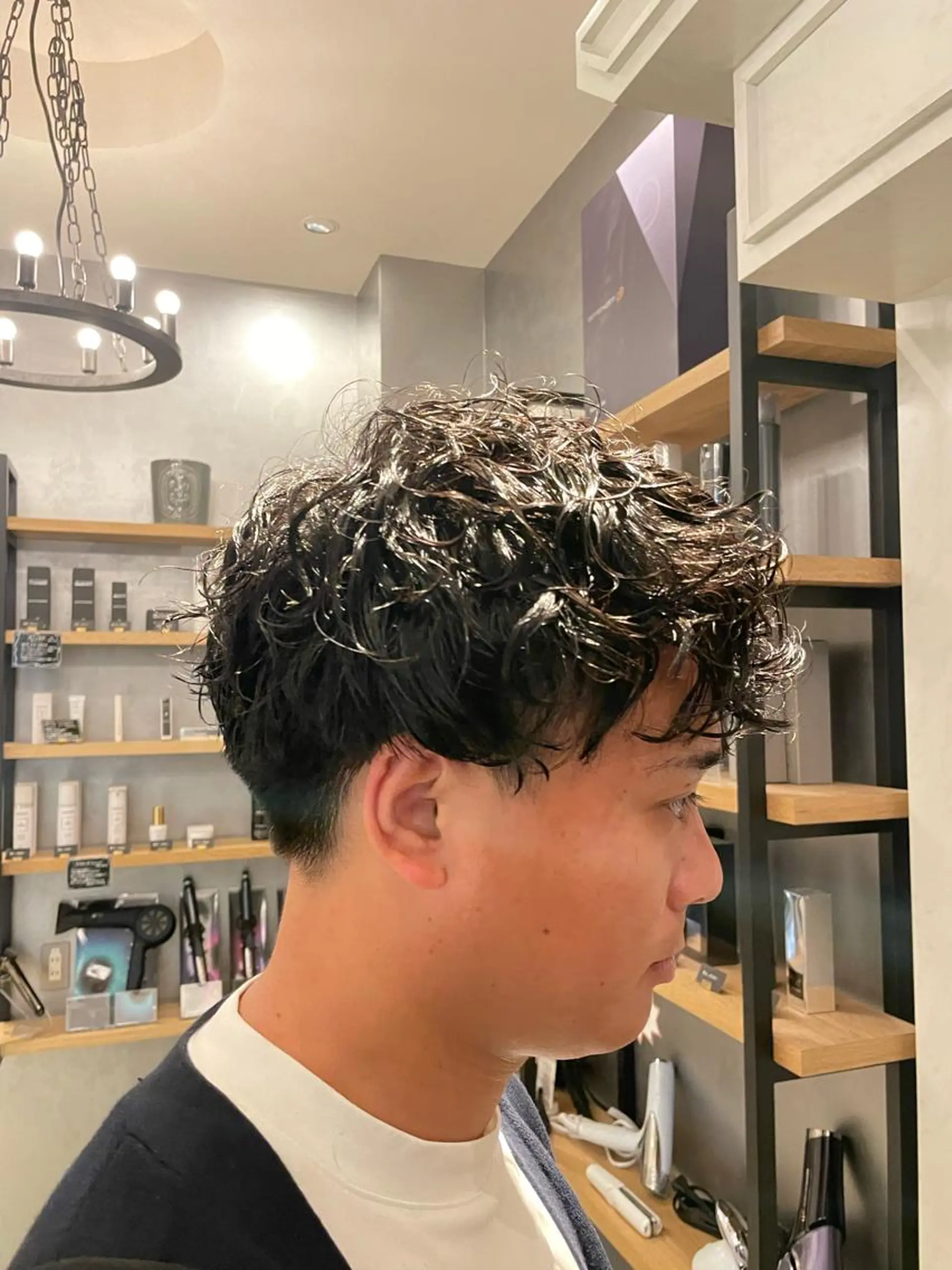 メンズ メンズパーマ 【お悩み解決のプロ】 ハヤシタクミのヘアスタイル