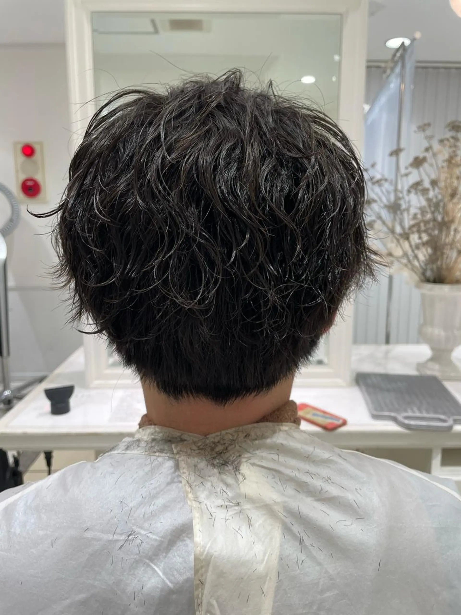 パーマ メンズ メンズパーマ 波巻きパーマ 🔹メンズ縮毛矯正 川島爽楽🔹のヘアスタイル