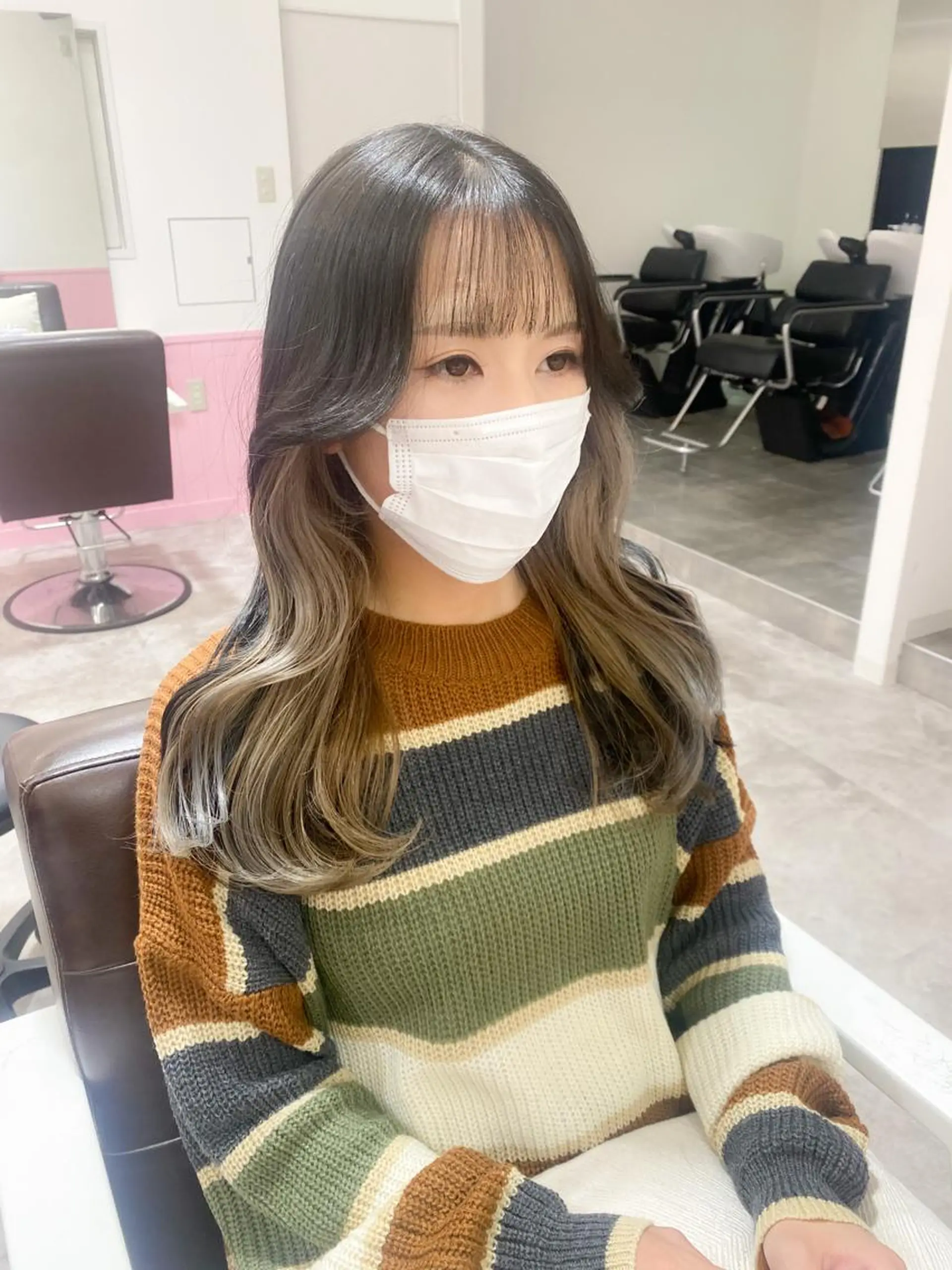 ロング 髪質改善韓国レイヤー SHIORI🦋のヘアスタイル