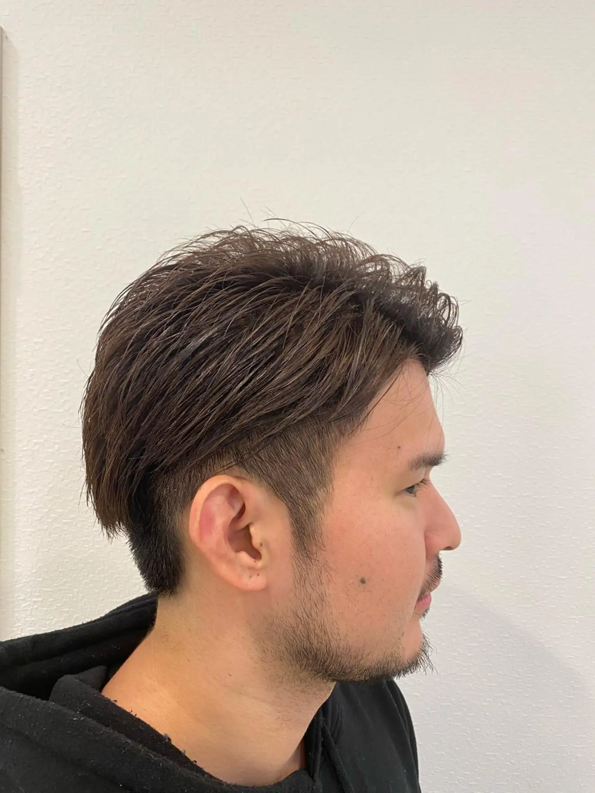 ショート アッシュ 横浜/反町フジサキ ハヤトメンズ特化のヘアスタイル