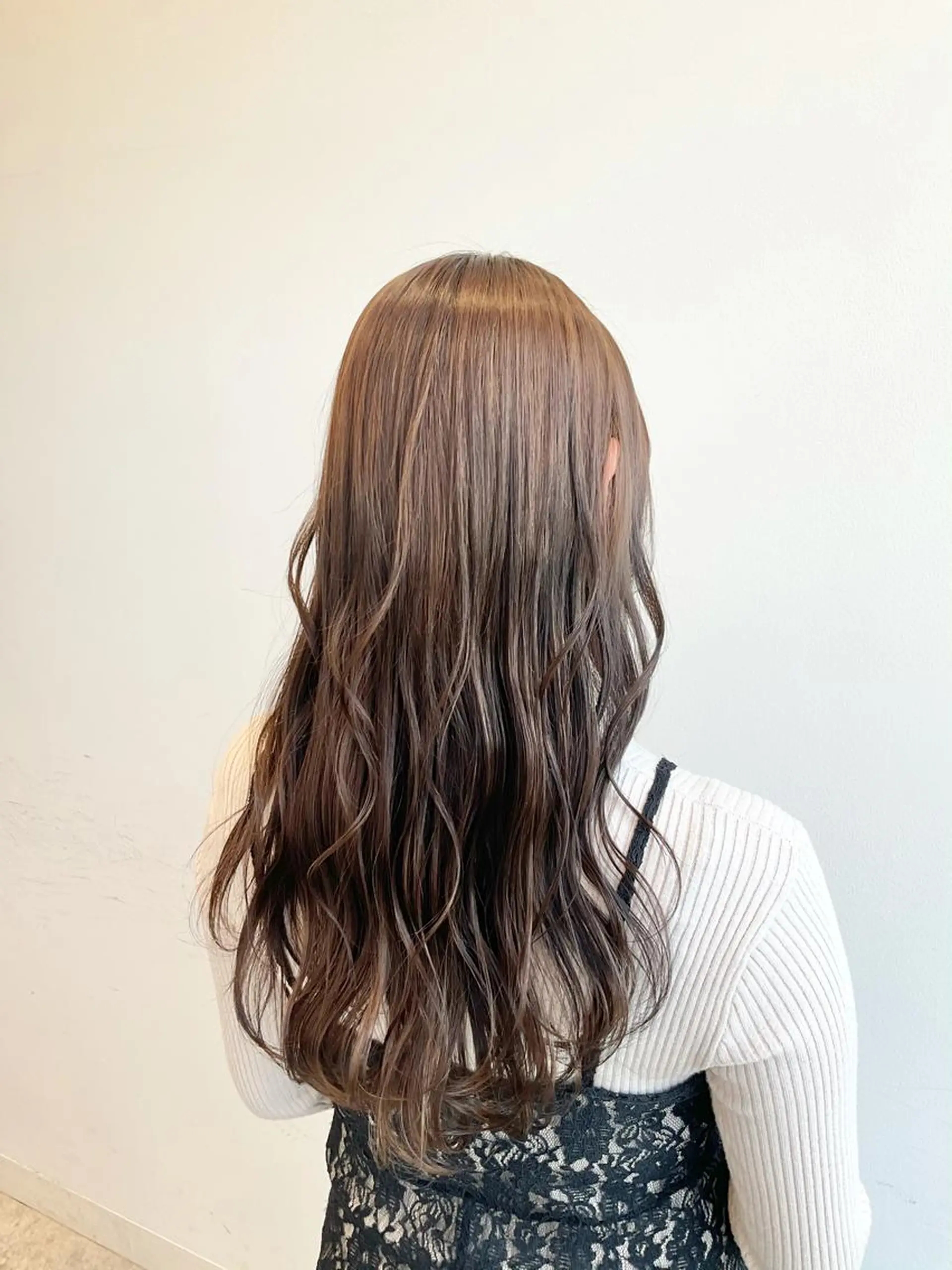 ロング カラー ベージュカラー ヘアカラー トリートメント ヘアセット yoshi ☆のヘアスタイル