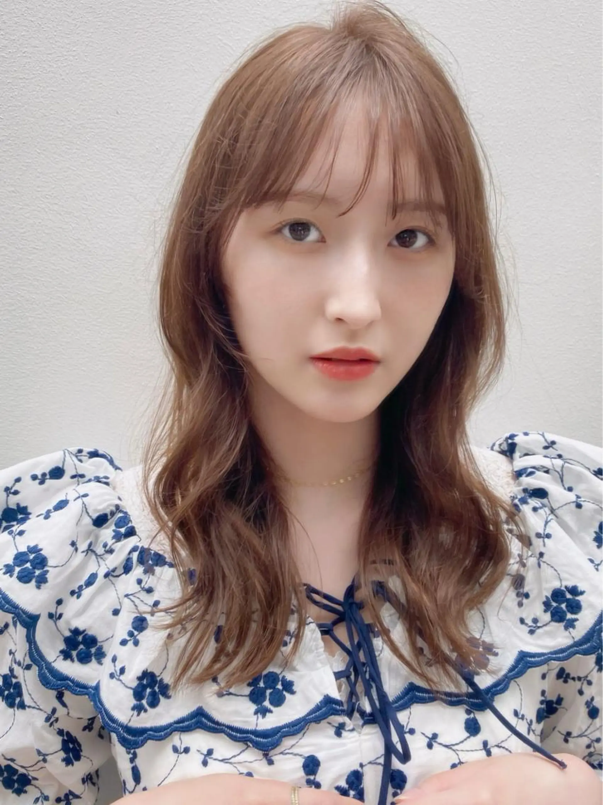 セミロング カラー 🪭risa 暖色/レイヤー🪭のヘアスタイル