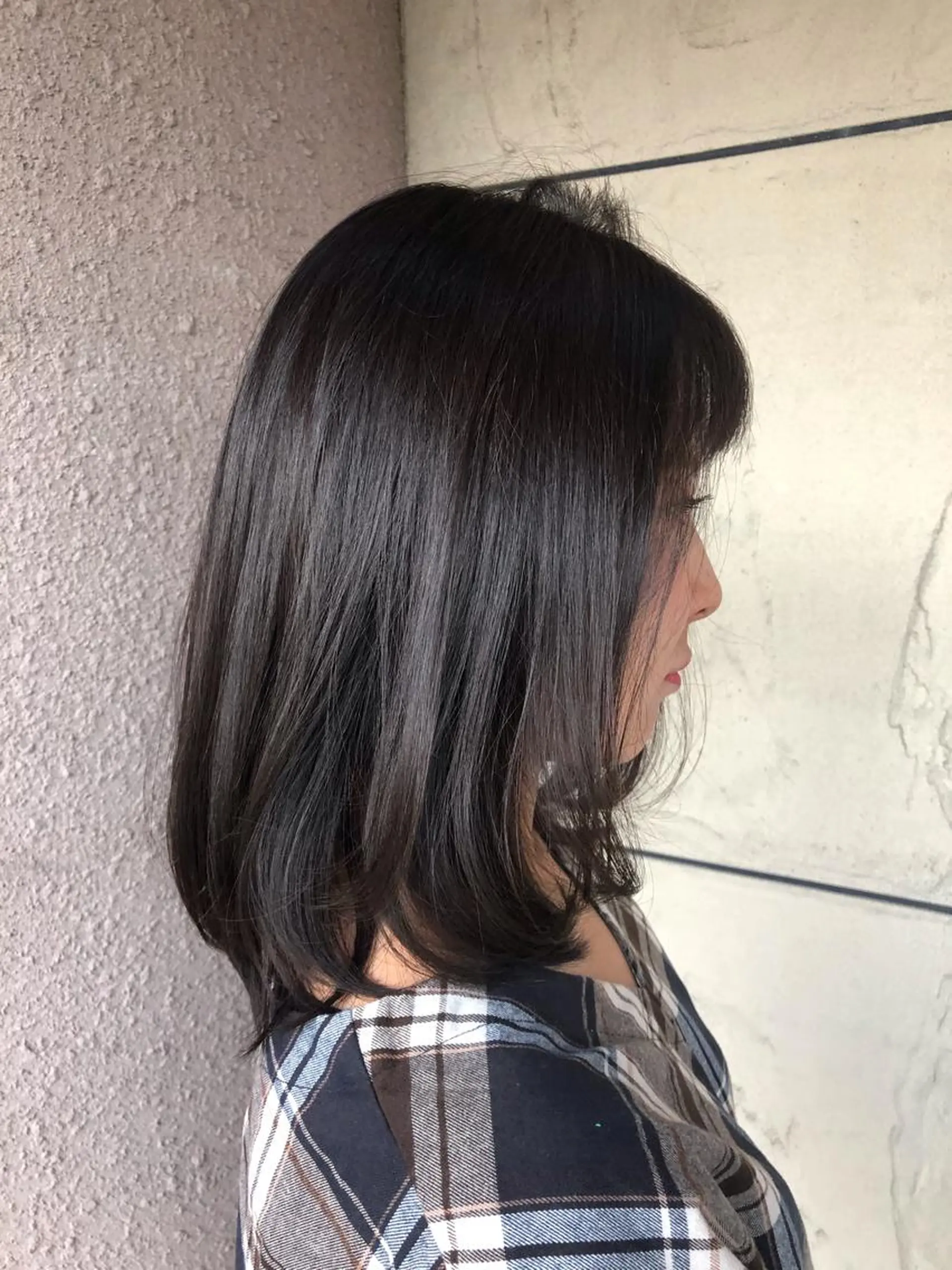 ミディアム カラー インナーカラー/ ストレート/奥野洸也のヘアスタイル