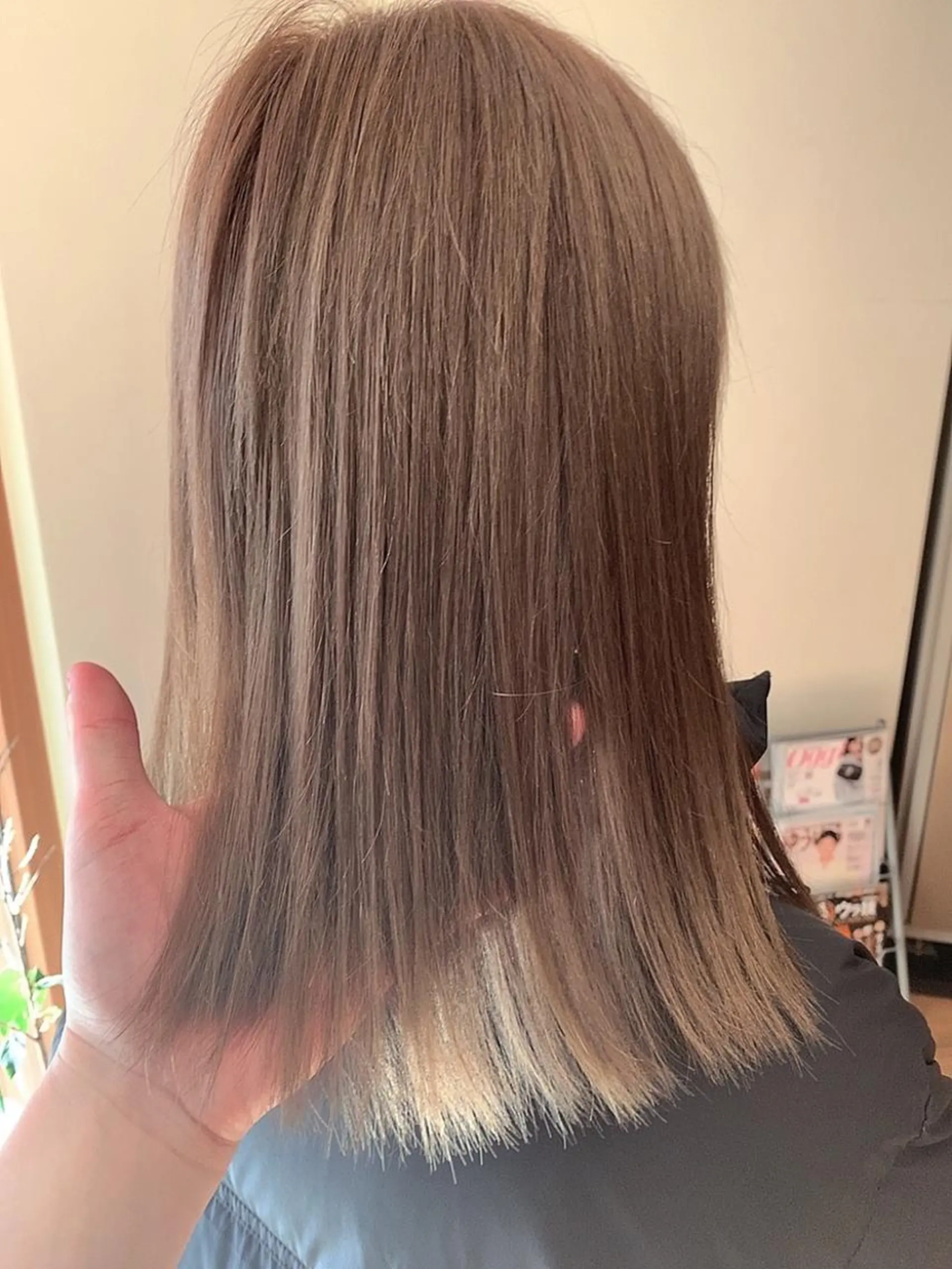 ミディアム カラー ヘアカラー 尾曲 晃直のヘアスタイル