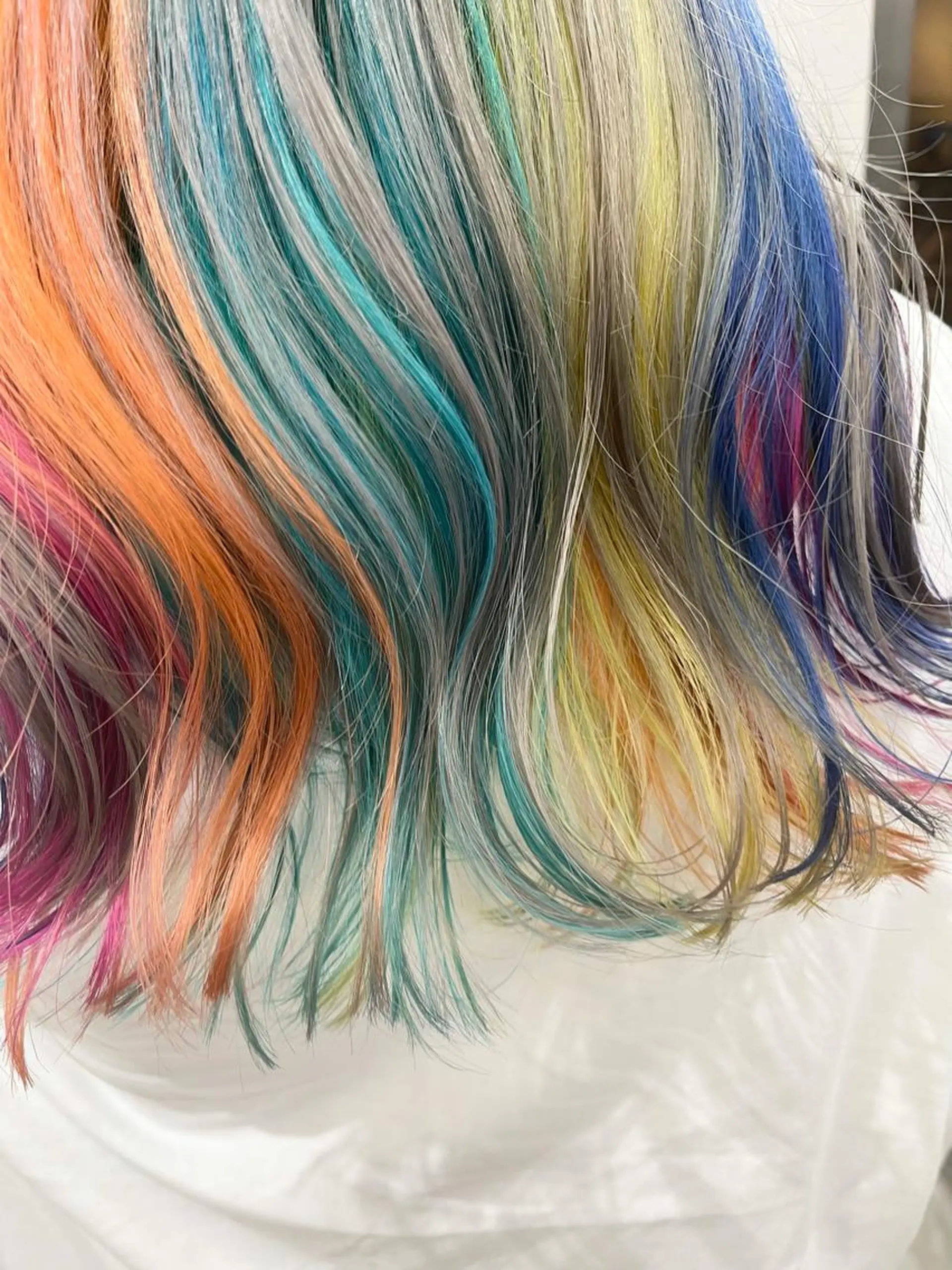 セミロング カラー 🦋レイヤーカット ミドリカワ🦋のヘアスタイル