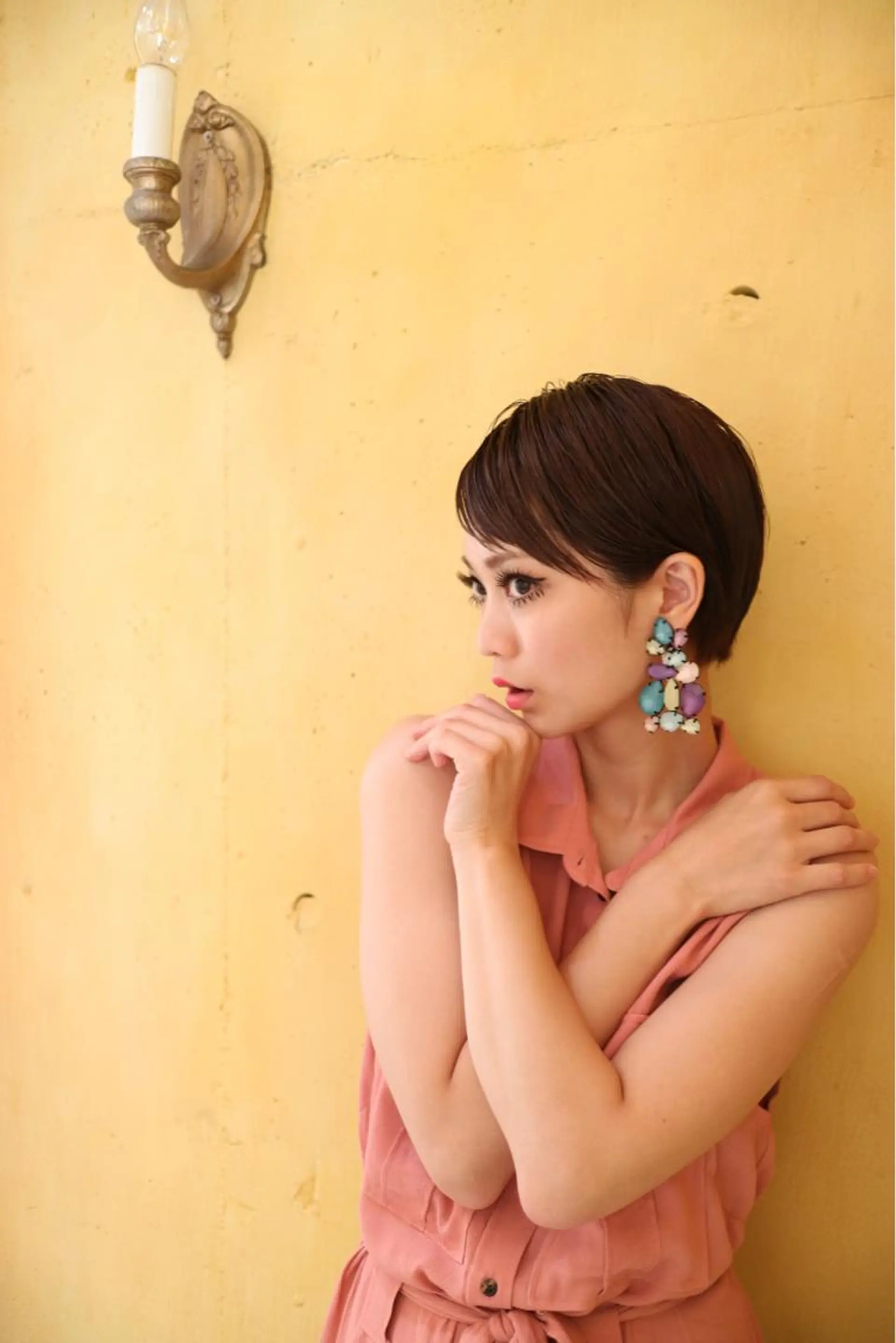 ショート カラー ヘアアレンジ ひがし　まさし JYUNESU副代表のヘアスタイル