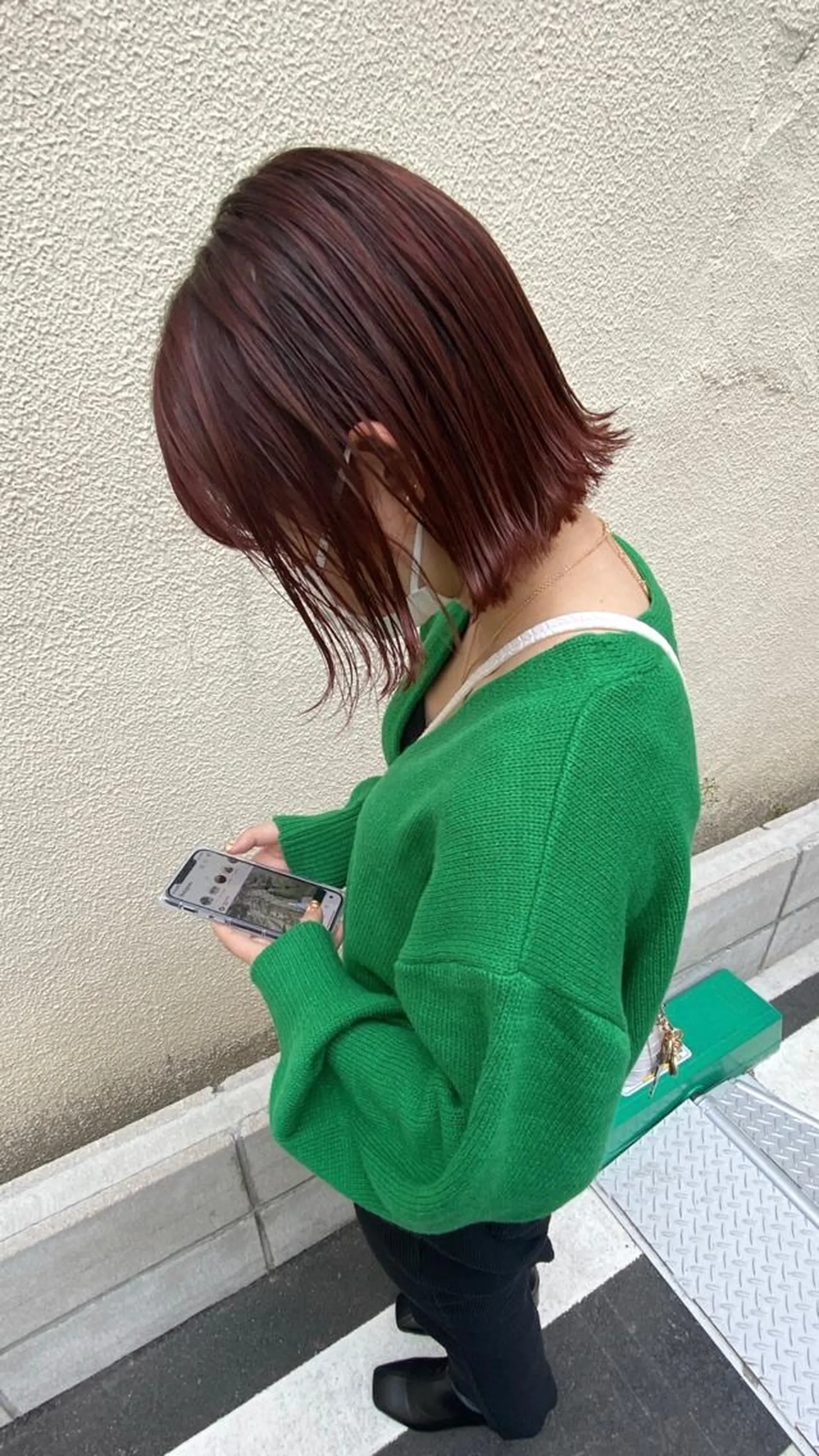 ミディアム 大西 柚羽のヘアスタイル