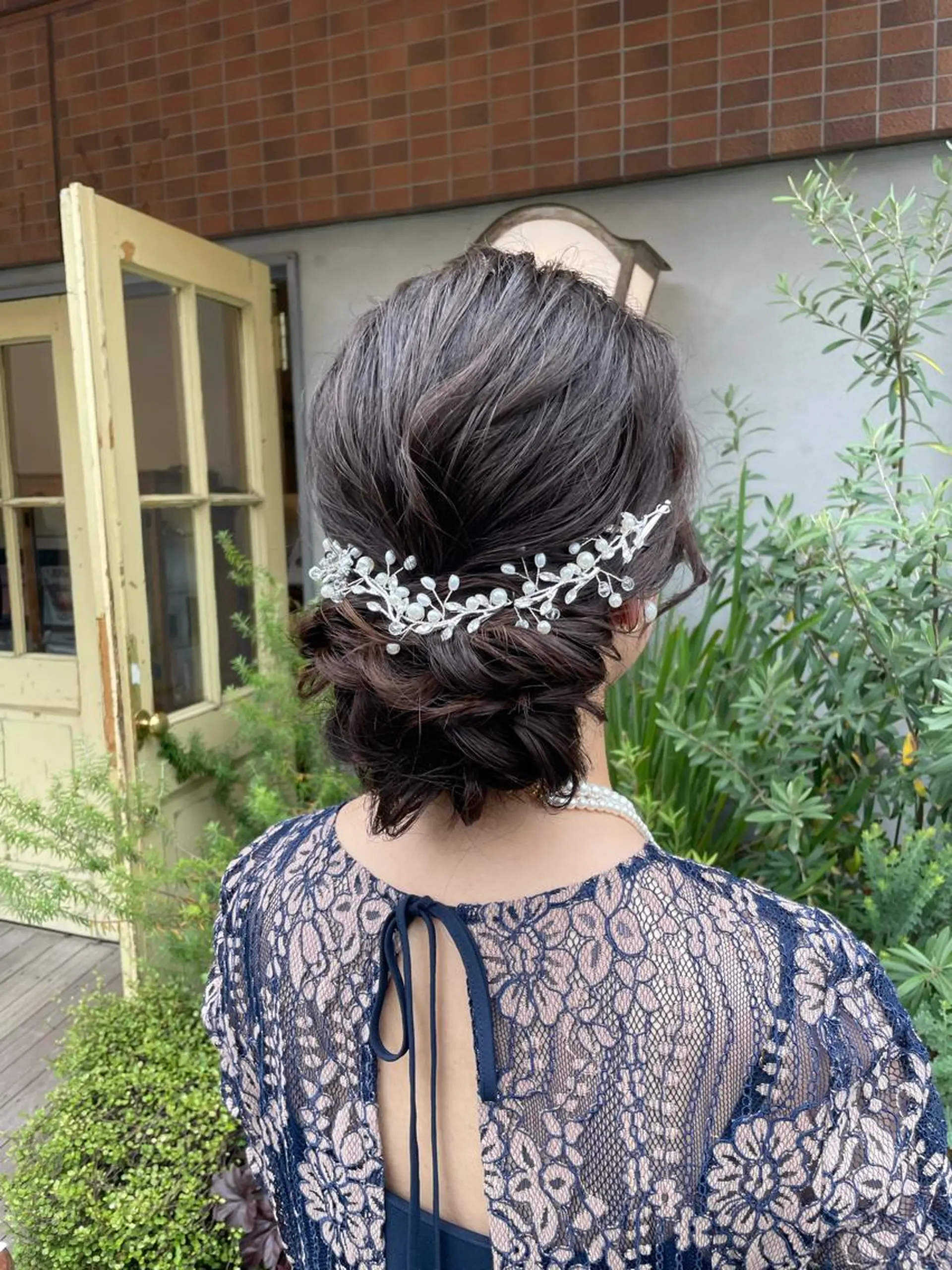 セミロング ヘアアレンジ ヘアセット KURIA‪‪*⋆ஐ ブリーチ/韓国ヘアのヘアスタイル