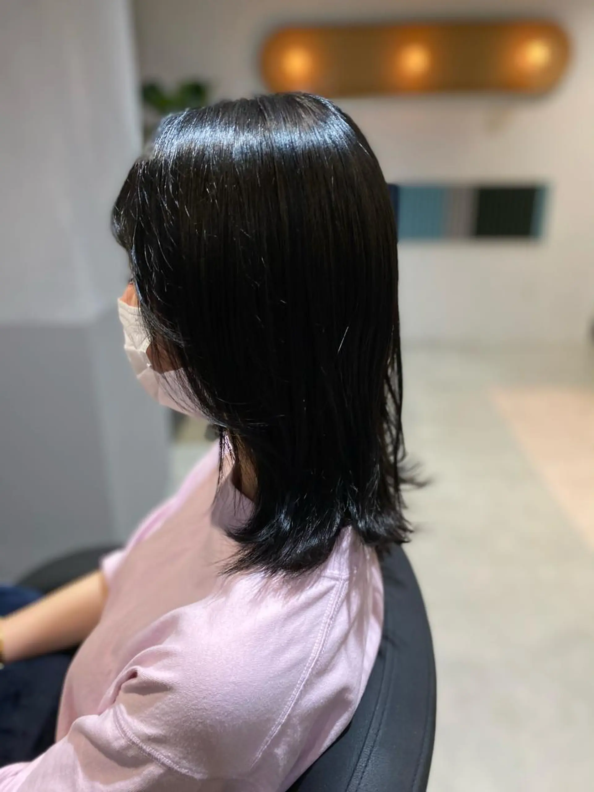 カラー 黒髪 ブルーカラー ブルーブラック 神パーマ＆ツヤ髪 黒田ダイのヘアスタイル