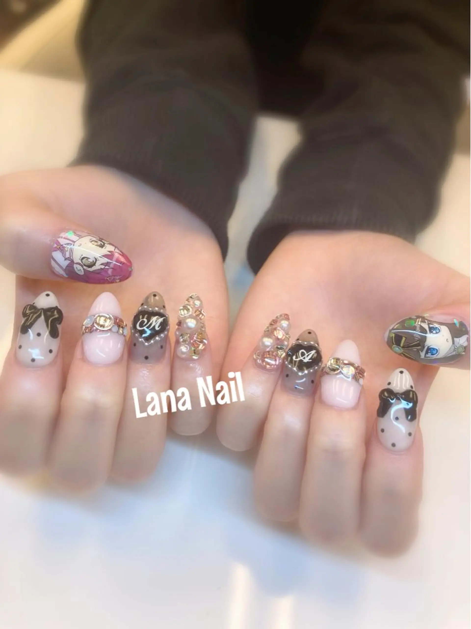 ネイル スカルプネイル Lana Nailのネイルデザイン
