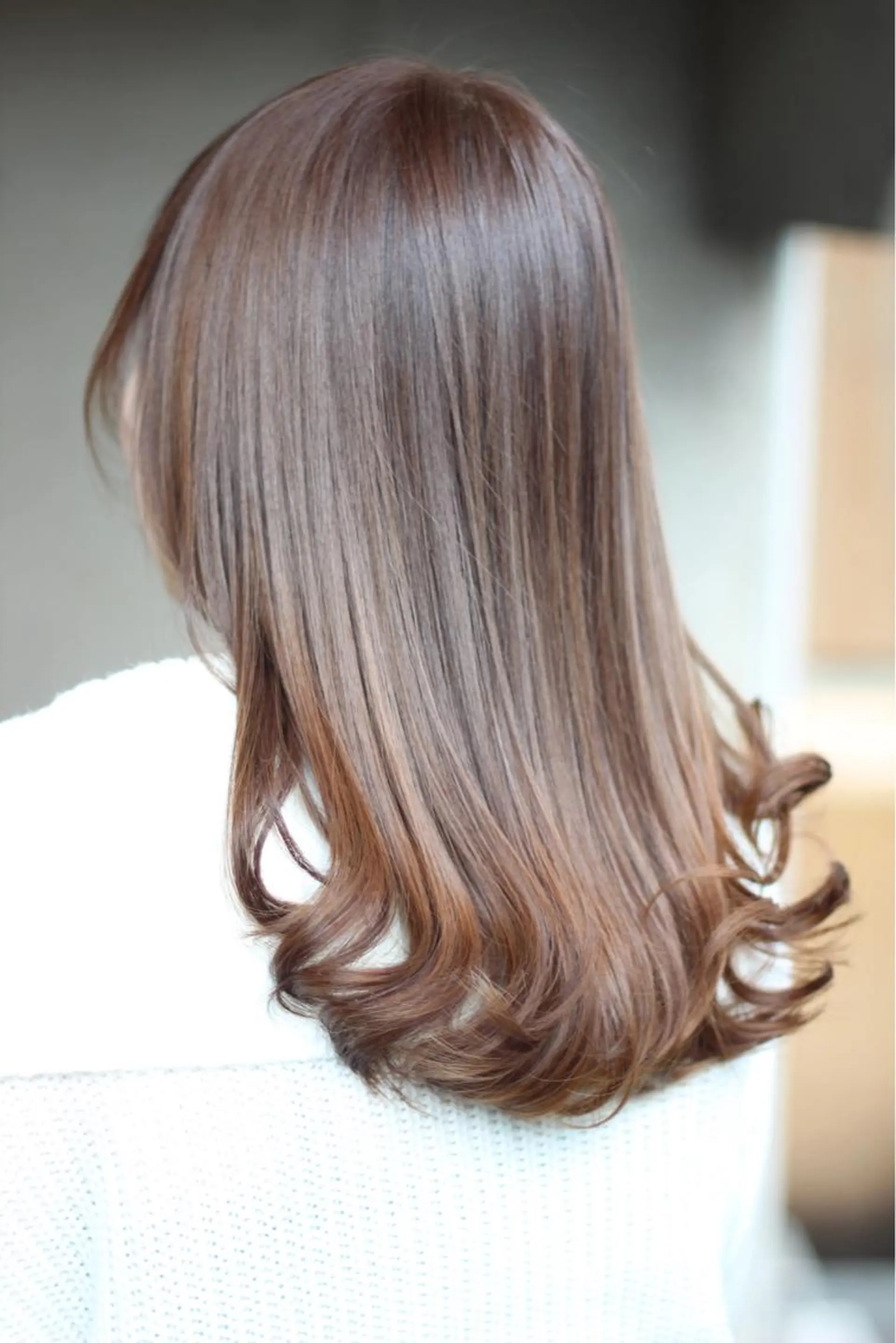 ロング カラー パーマ トリートメント ヘアカラー トリートメント 成松 勇治のヘアスタイル