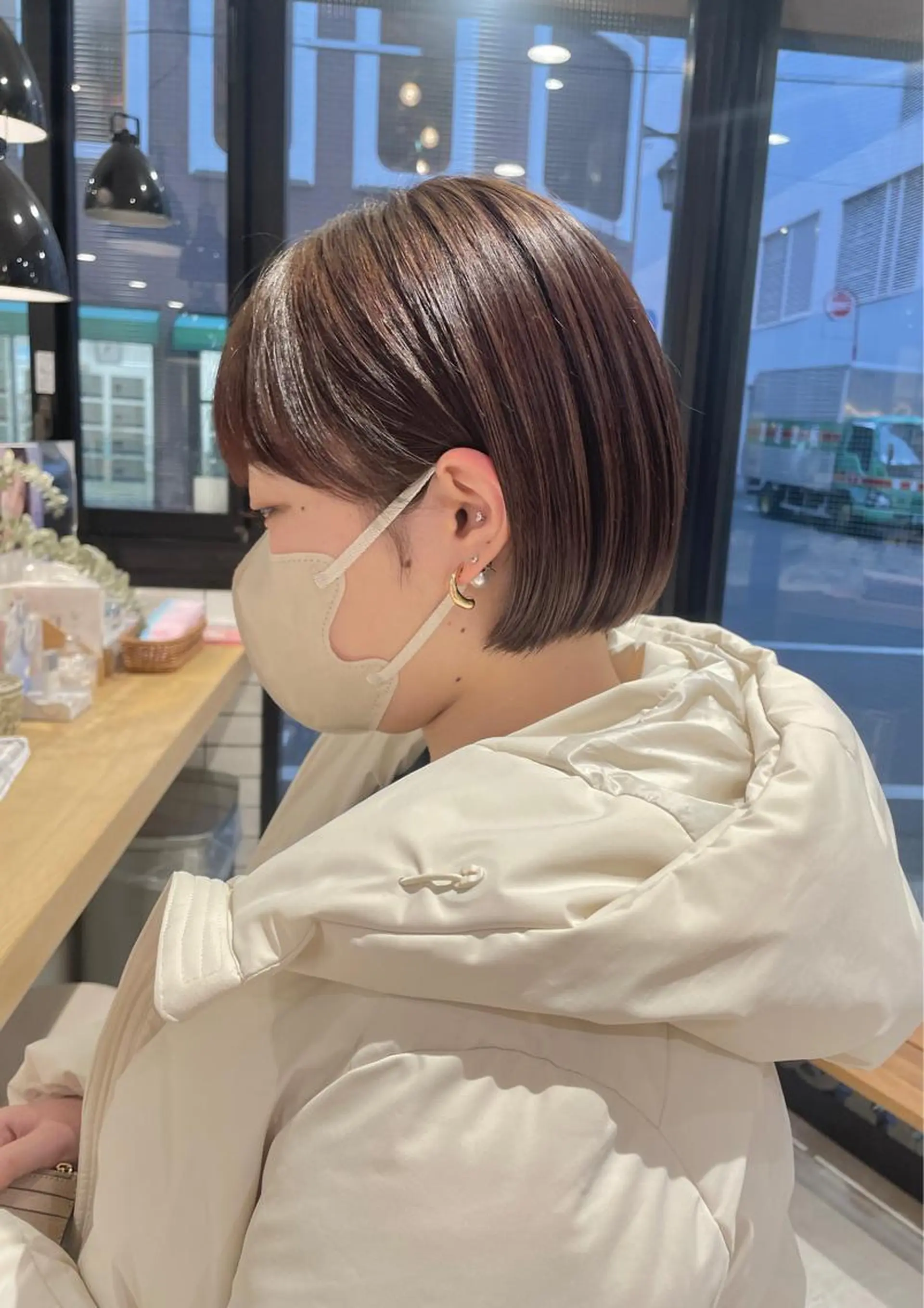 ミディアム カラー カラー/レイヤー/ 髪質改善/PAAQのヘアスタイル