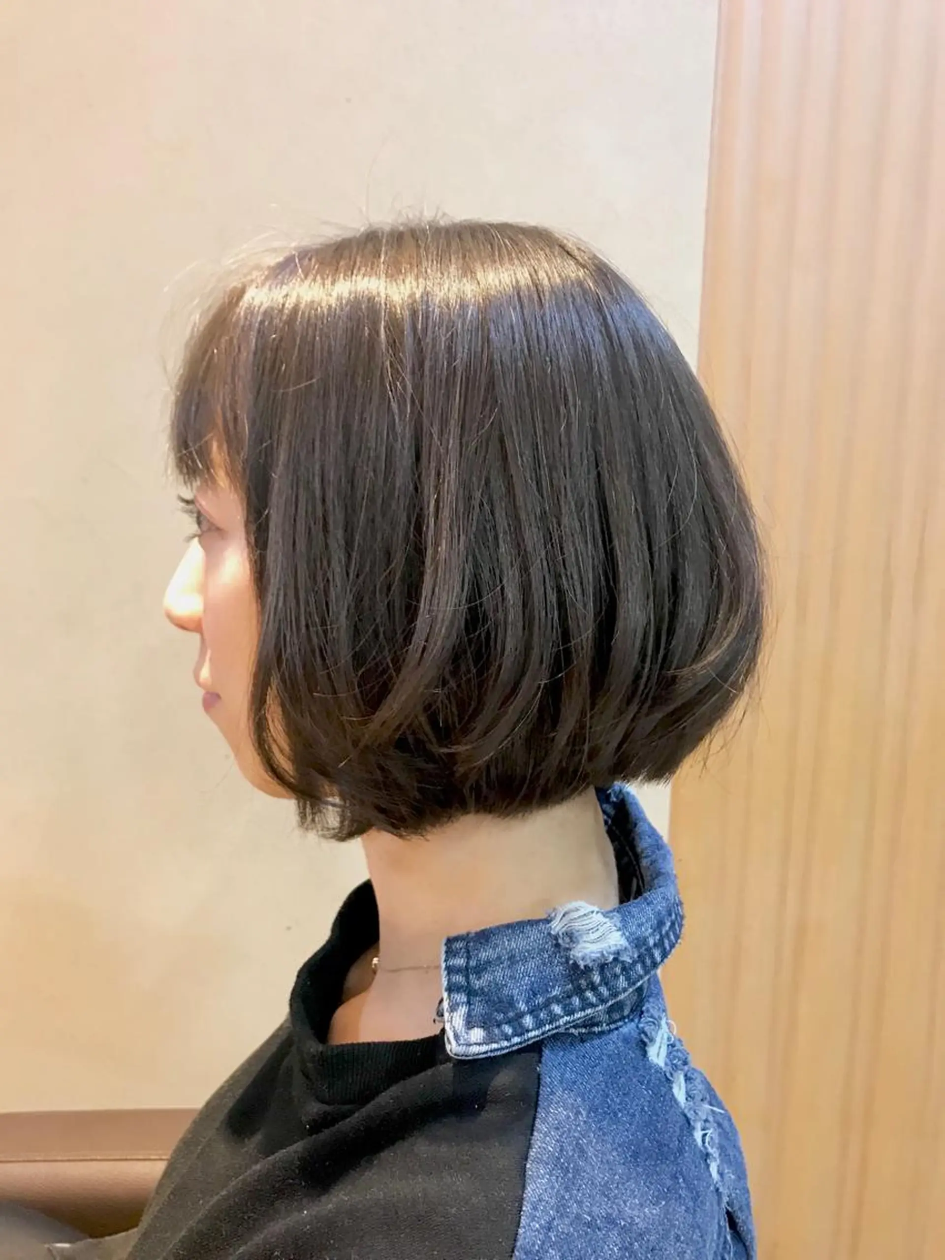 ショート ❣️大人色気レイヤー 美髪縮毛 金山❣️のヘアスタイル