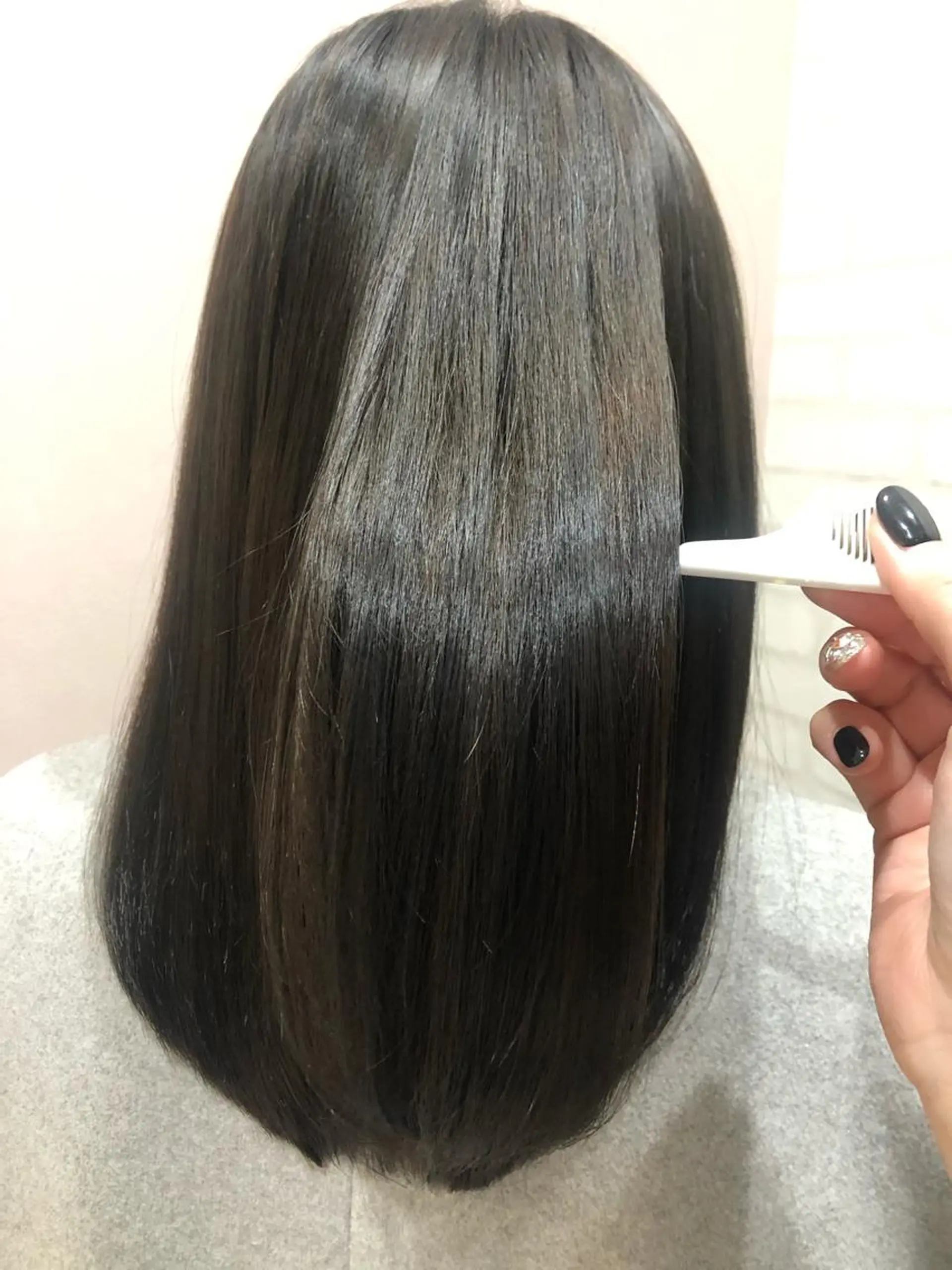 セミロング 縮毛矯正 トリートメント 🧸ひなた ちかこ🧸のヘアスタイル